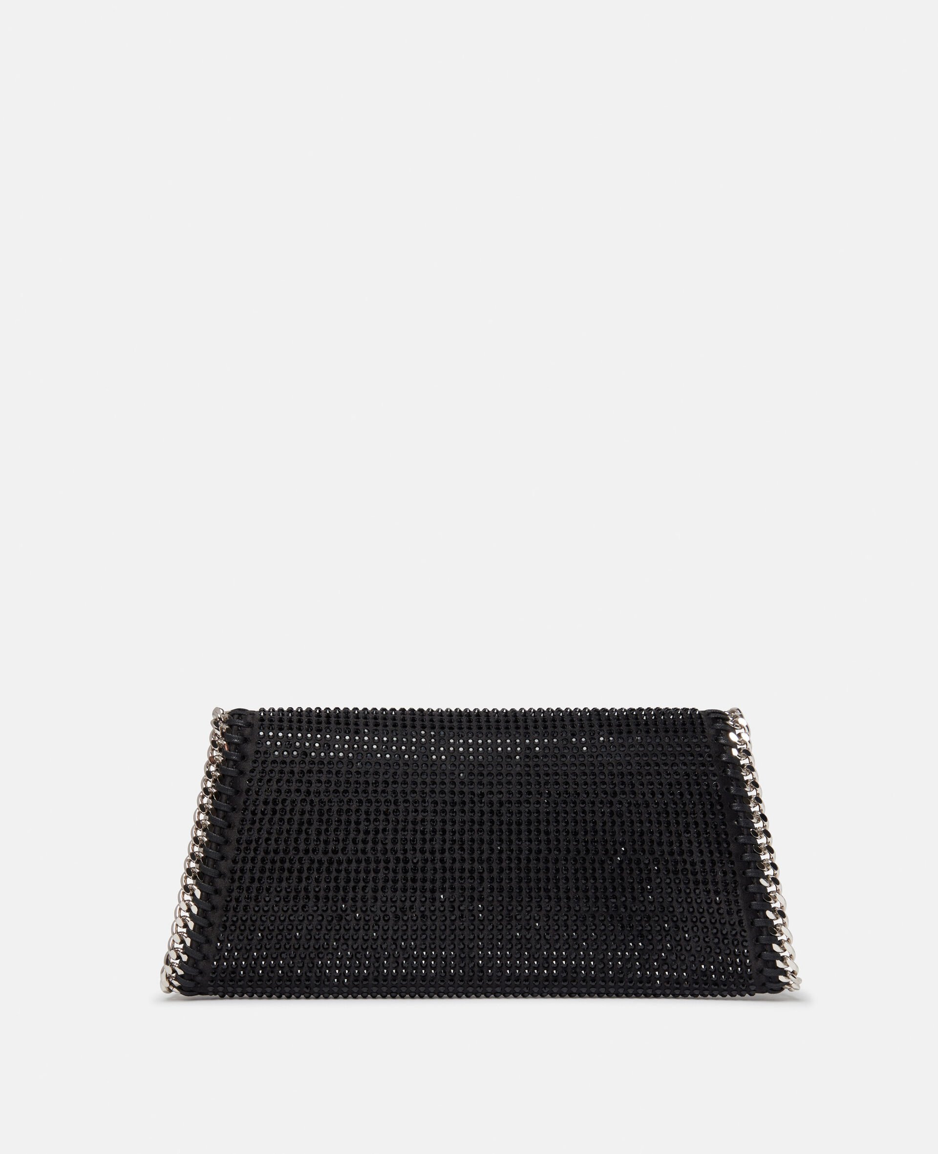 Falabella Crystal Hotfix Clutch-Black-large image number 2