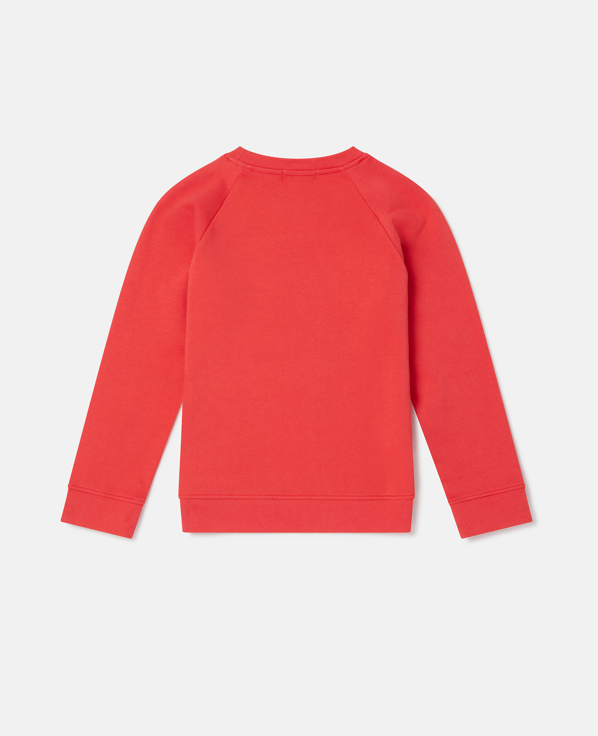 Gingerbread House Motif Sweatshirt-Red-large image number 2