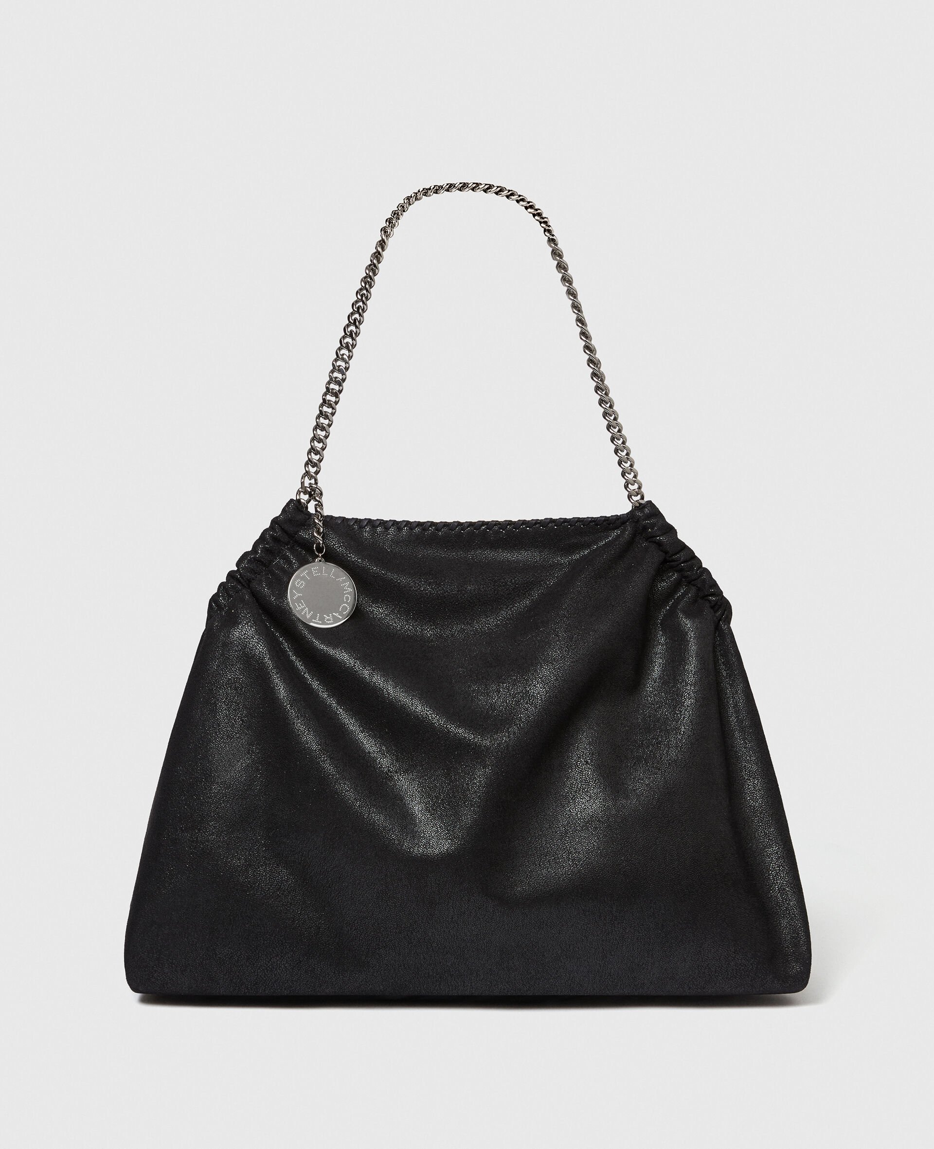 Falabella Drawstring Tote Bag-Black-medium