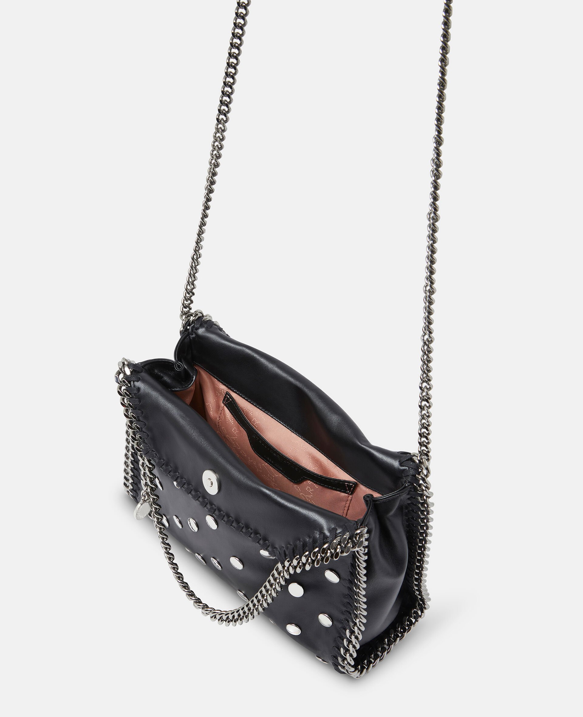 Limited Edition Studded Falabella Mini Tote Bag -Black-large image number 4