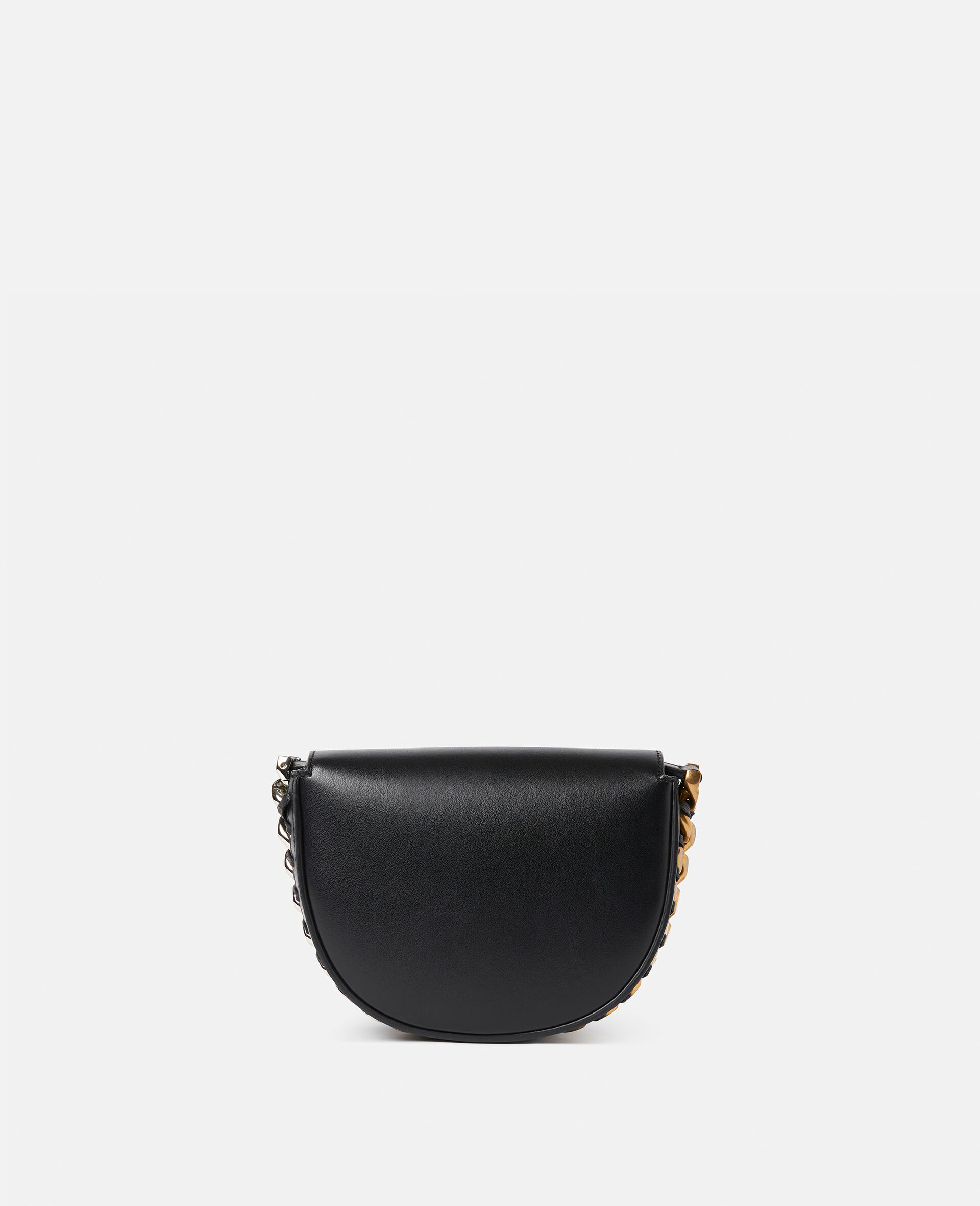 Frayme Small Flap Shoulder Bag -Black-large image number 4