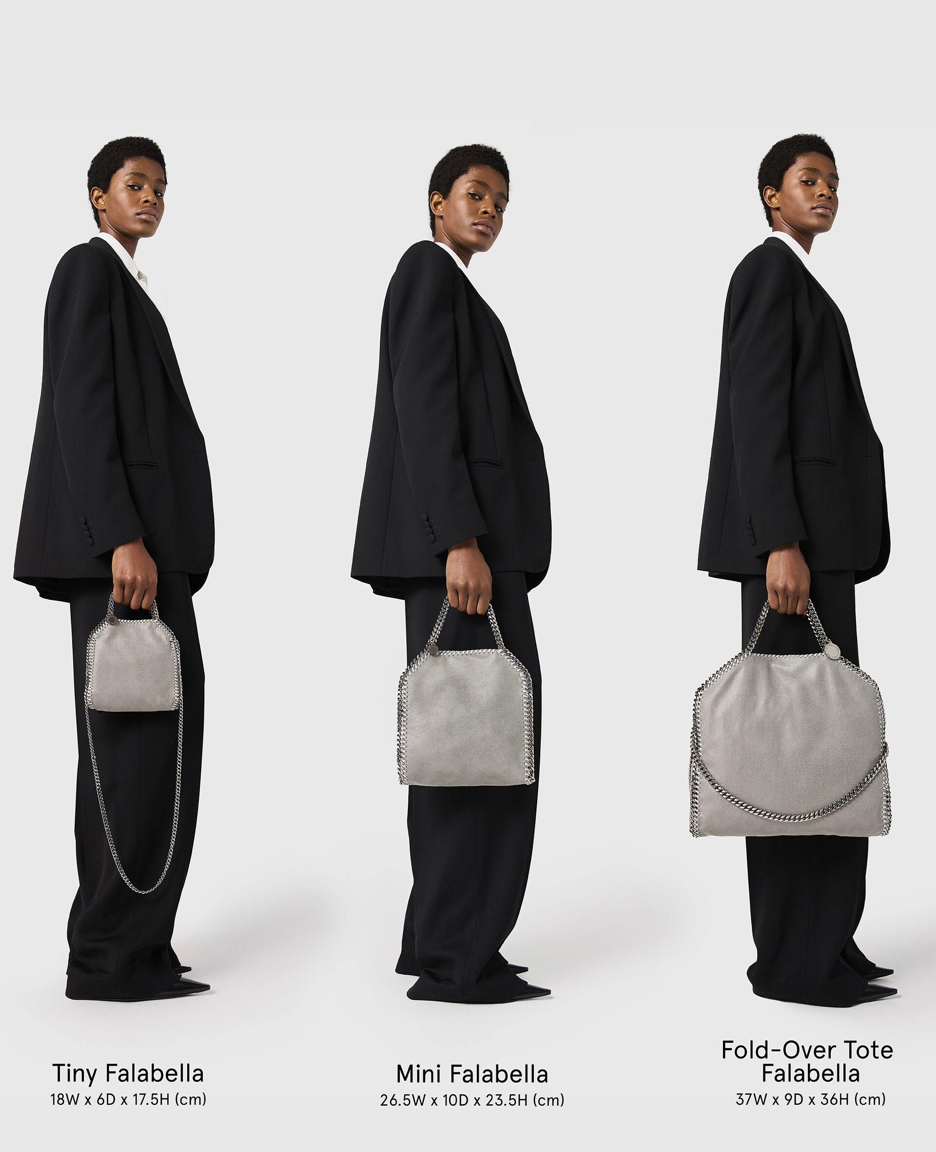 Faltbare Tote Bag Falabella-Schwarz-large image number 7