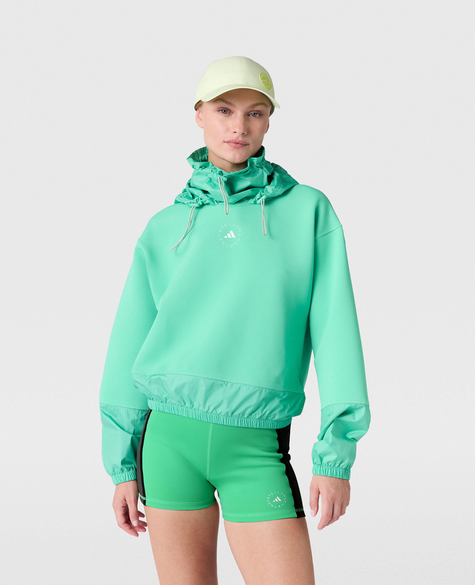TrueNature Hooded Jacket-Green-model