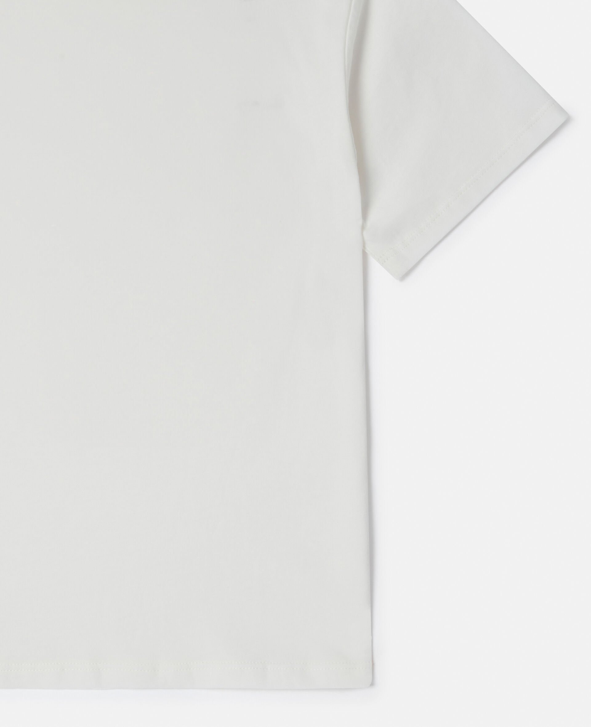 Frog Graphic Crewneck T-Shirt-White-large image number 3