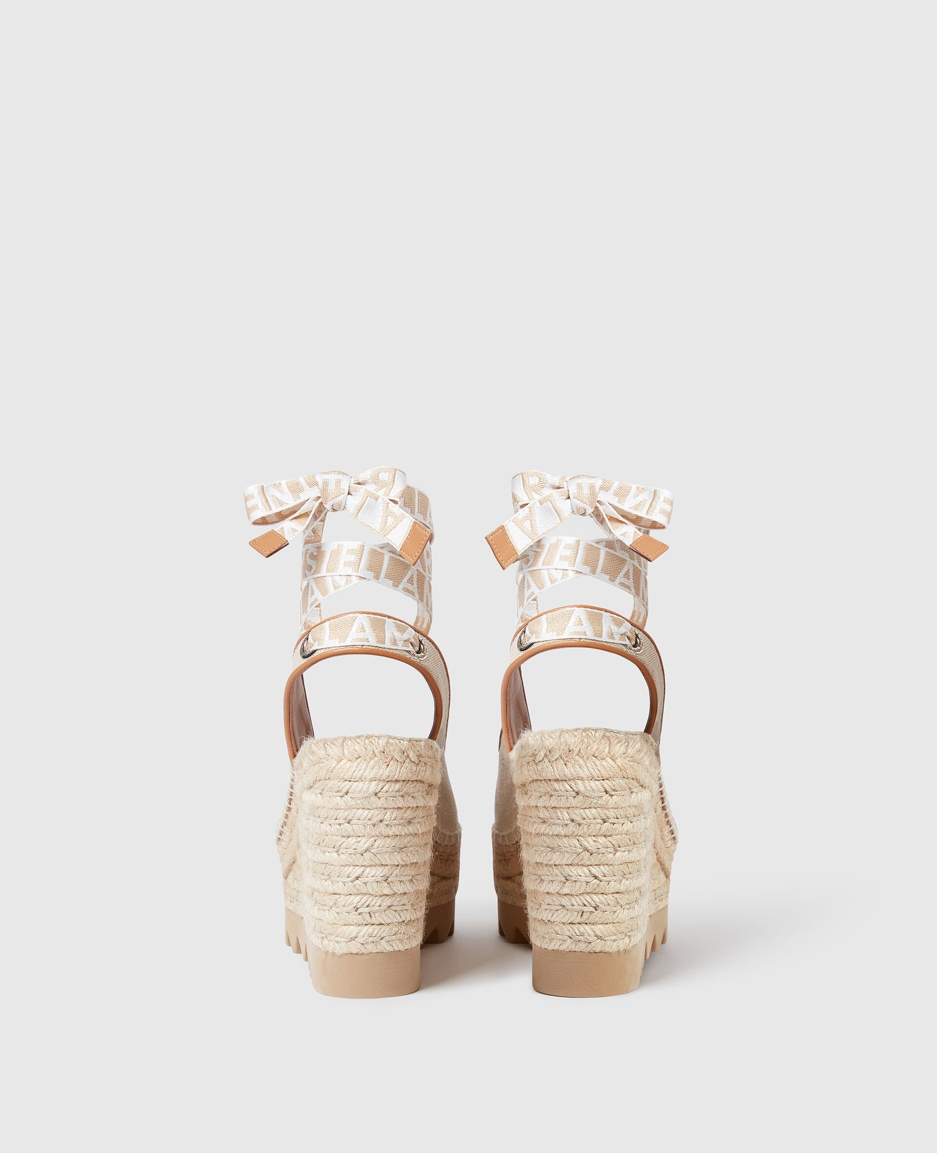 Gaia Wedge Slingback Espadrilles-Cream-large image number 2