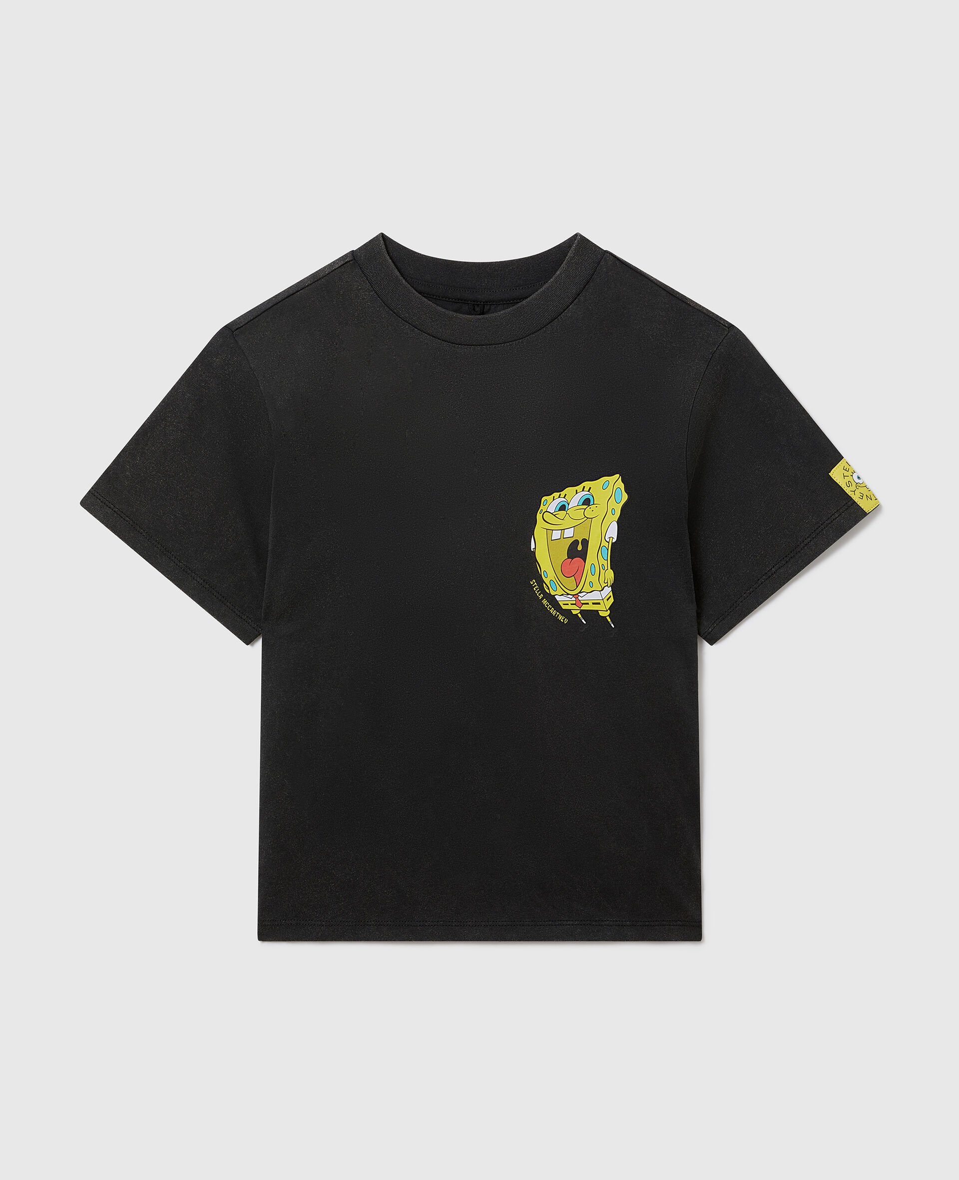 SpongeBob Graphic T-Shirt -Black-large image number 0