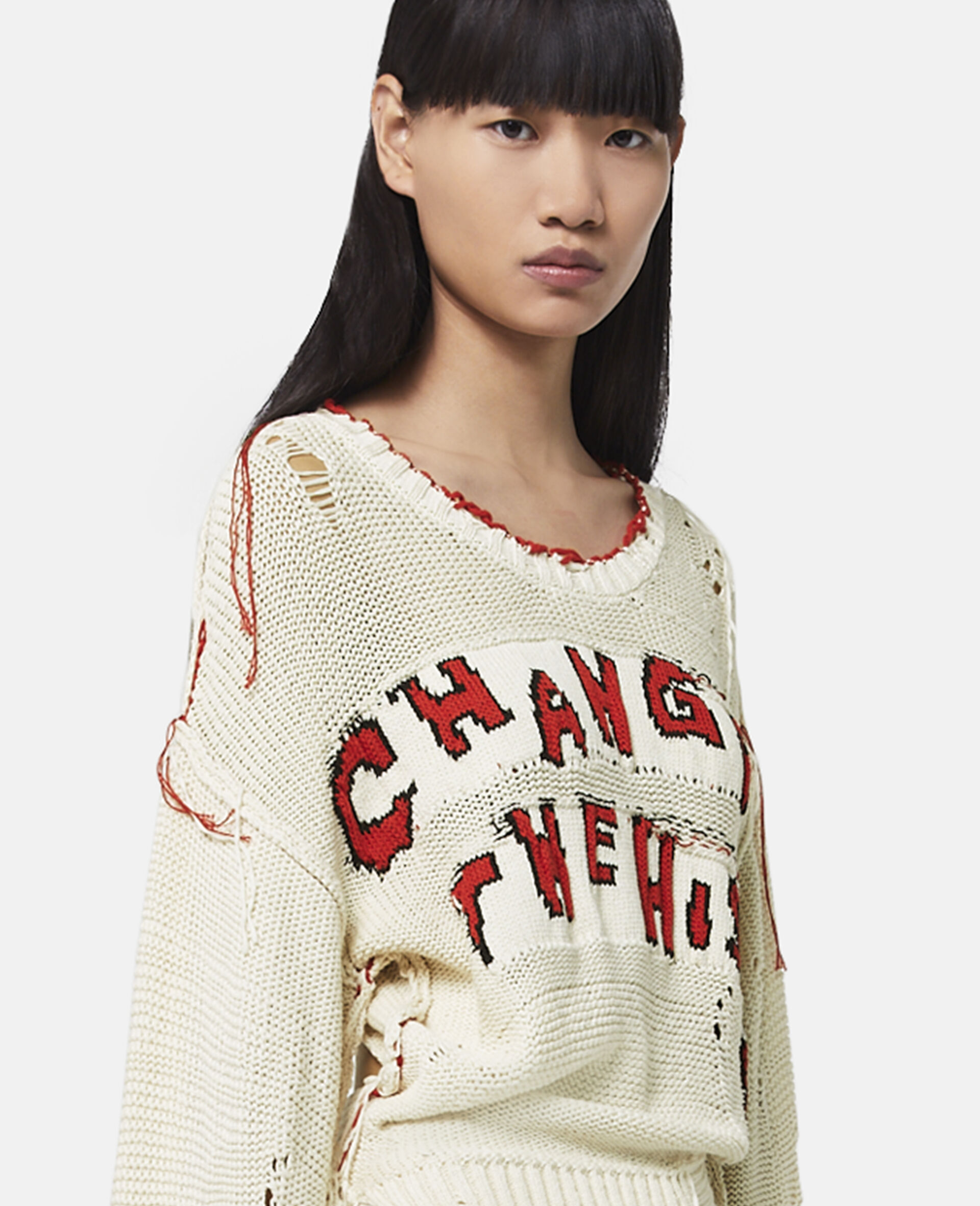'CHANGE THE HISTORY' Jumper-Multicolour-large image number 3