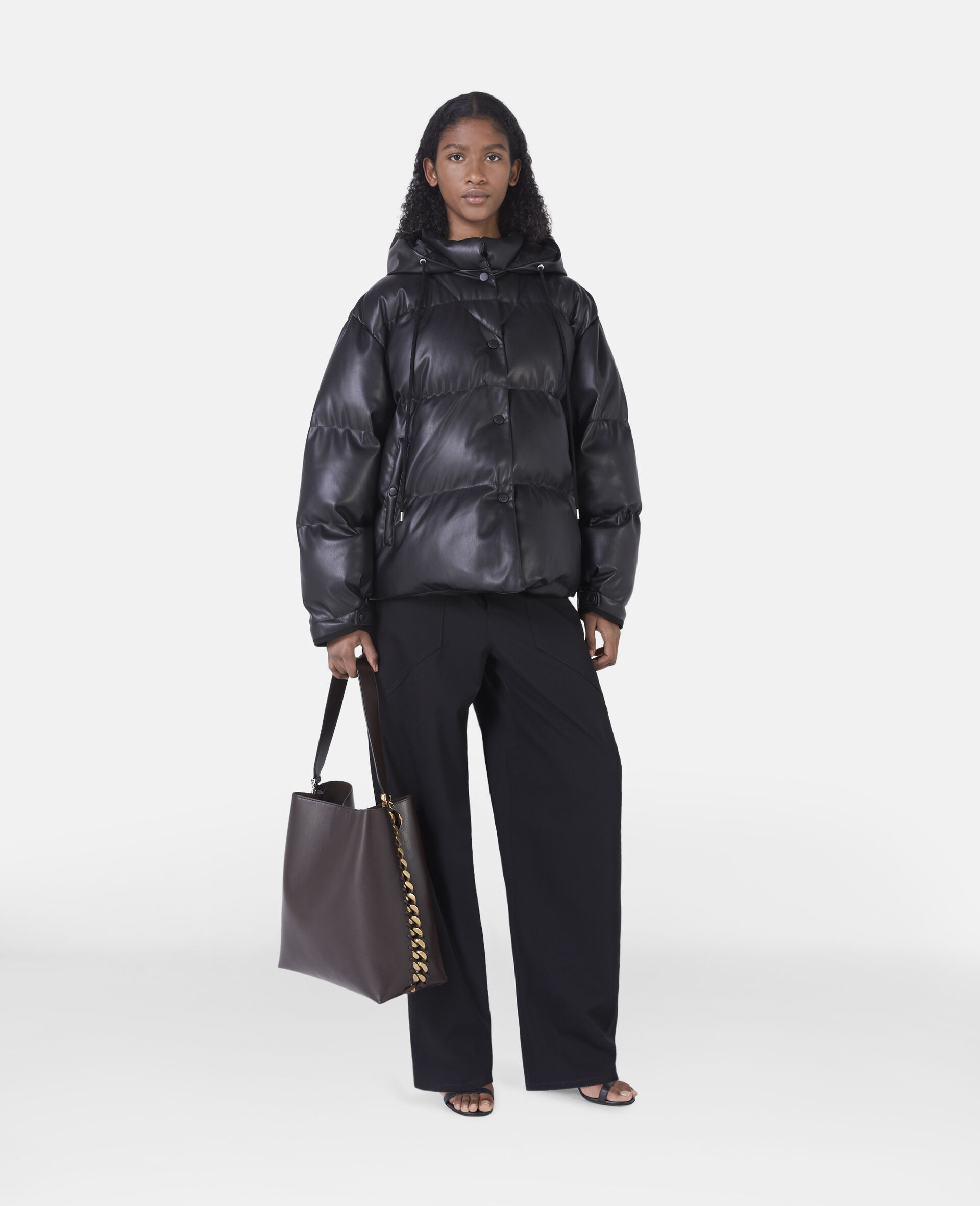 Alter Mat Short Puffer Coat-Black-large image number 1