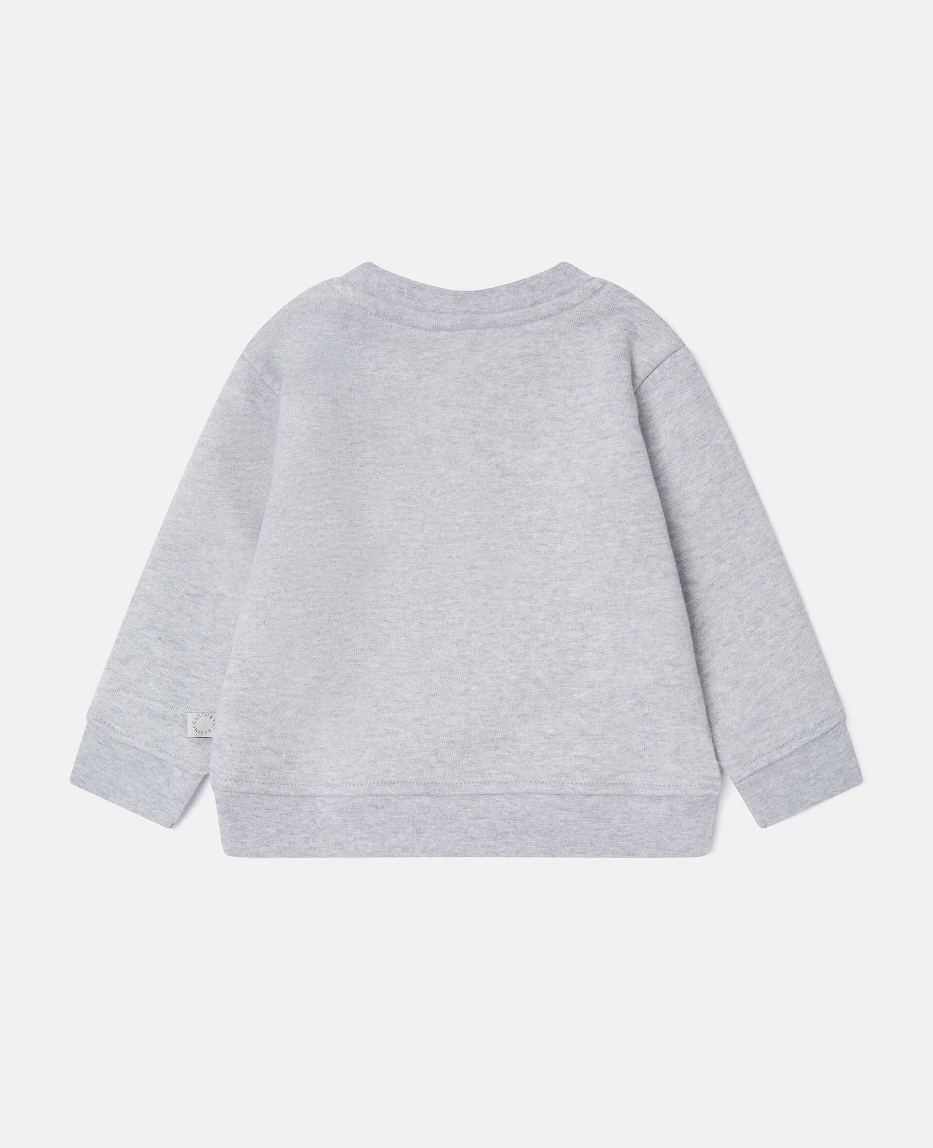 Squirrel Graphic Crewneck Sweatshirt-Grey-large image number 2