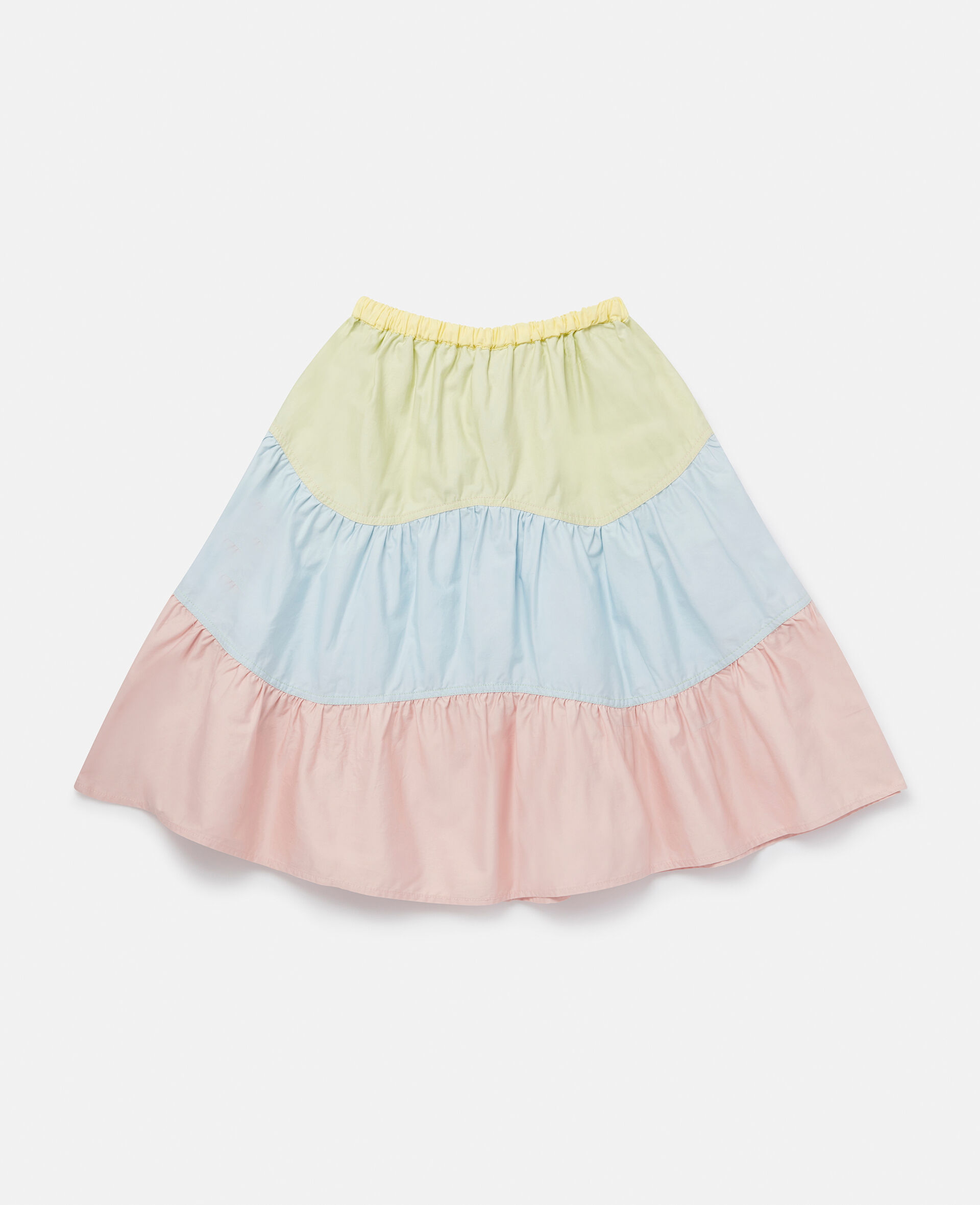 パステルウェーブプリント ミディスカート-マルチカラー-large image number 2