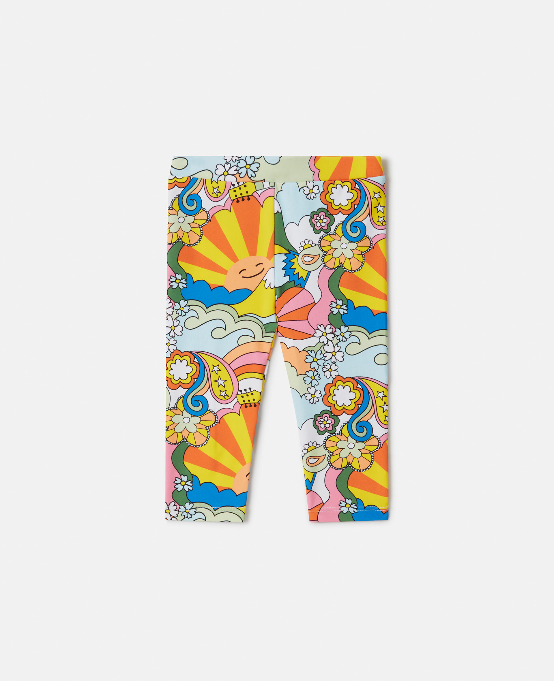 'Love to Dream' Print Leggings-White-large image number 0