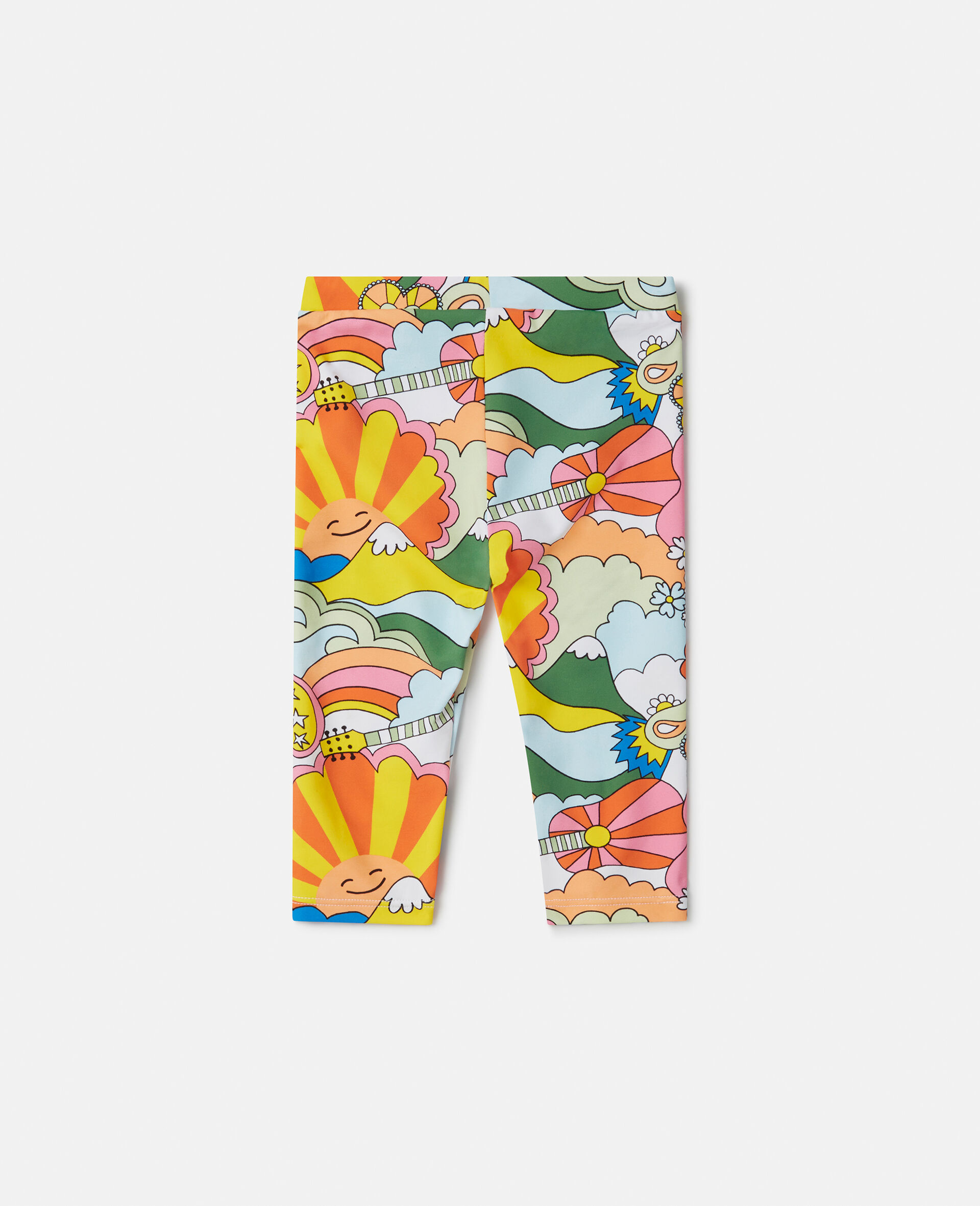 'Love to Dream' Print Leggings-White-large image number 2