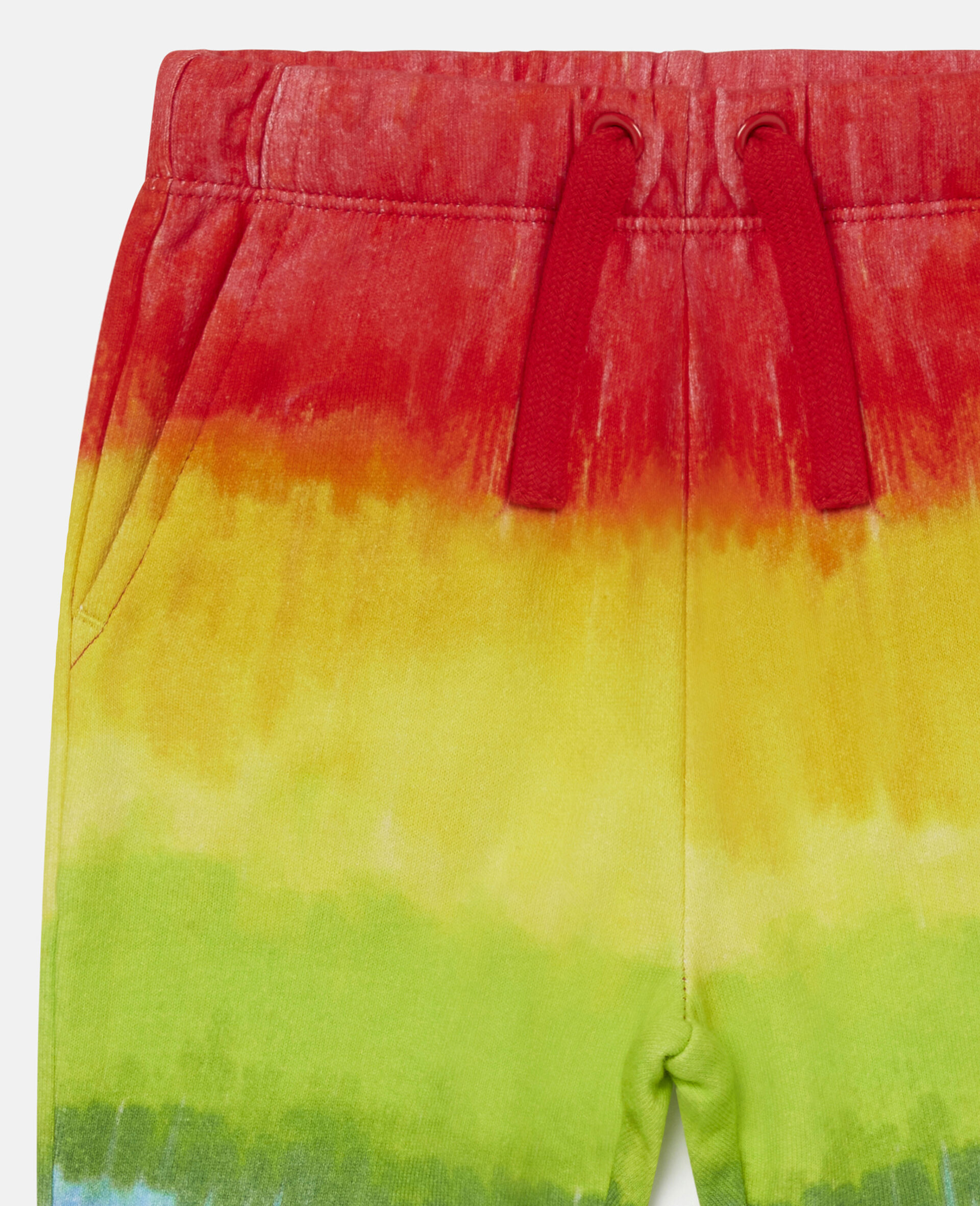 Rainbow Print Cotton Fleece Joggers-Multicoloured-large image number 1