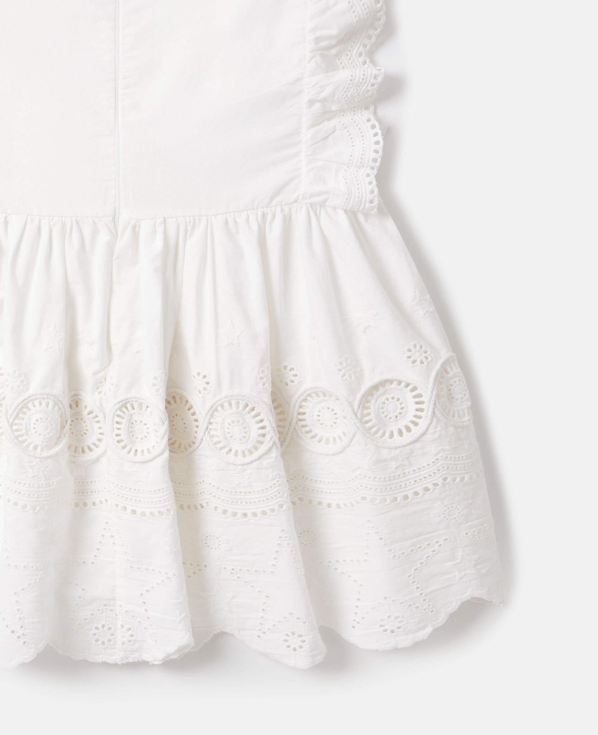 棉府绸连衣裙-白色-large image number 3