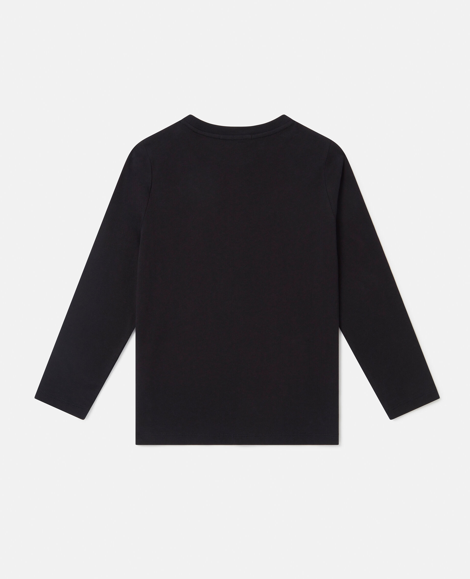 Women ブラック リボン グラフィック ロングスリーブ Tシャツ | Stella 