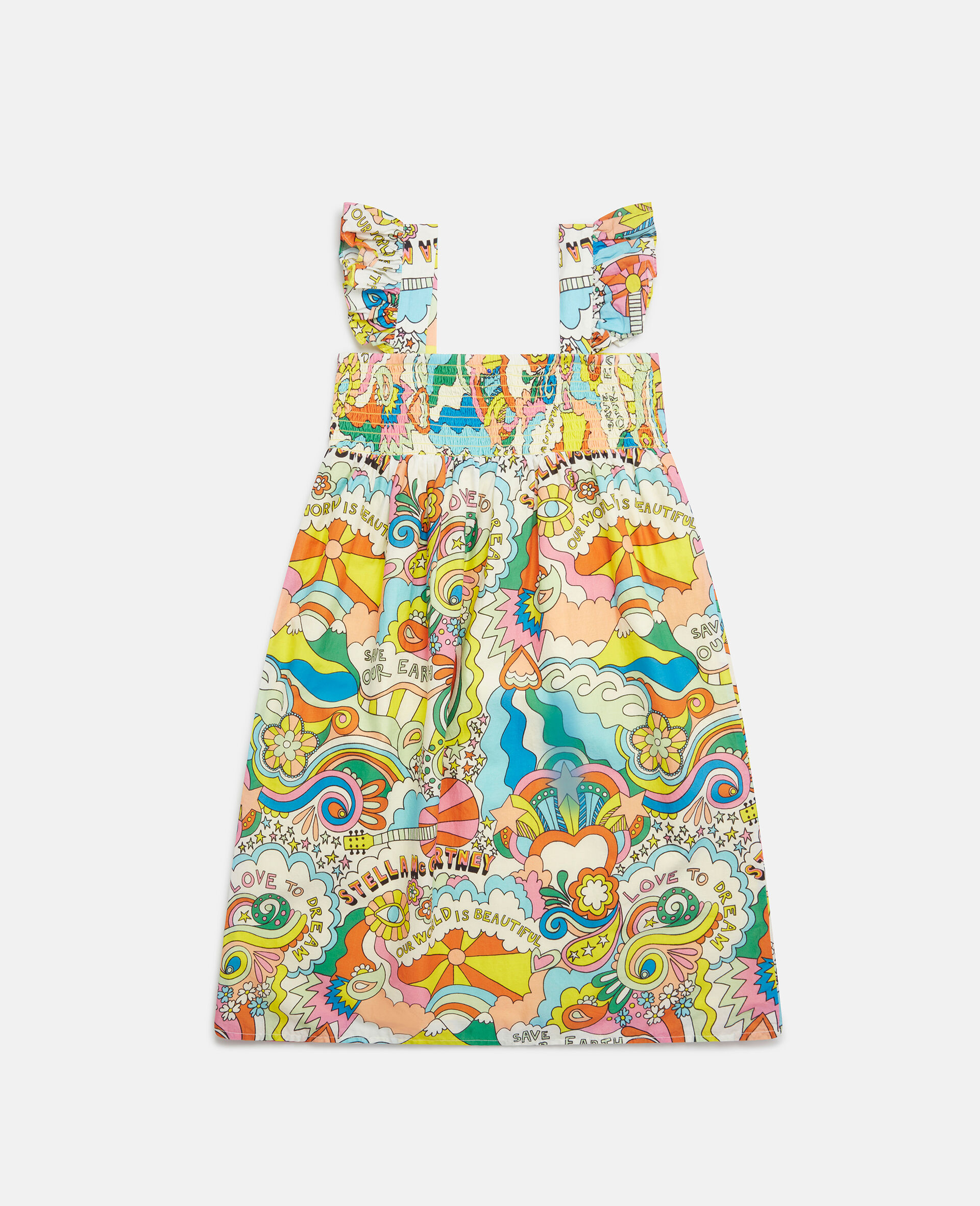 'Love to Dream' Print Sundress-White-large image number 2