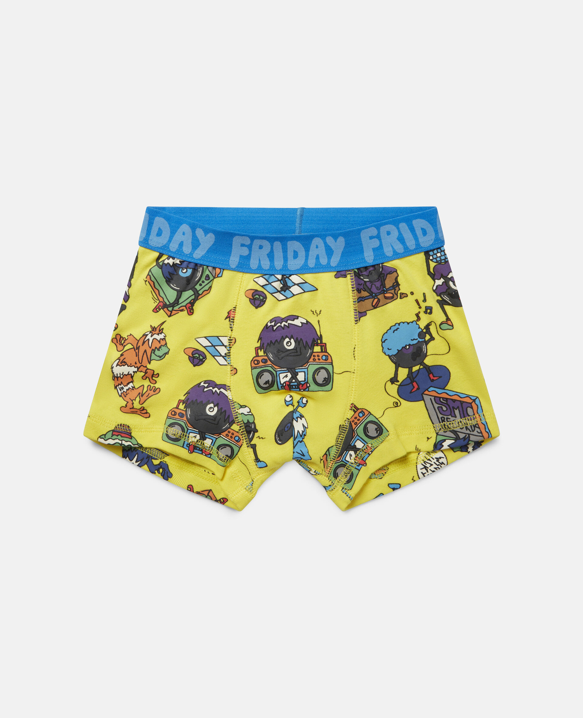 7 Pack of Monster Embroidered Briefs-Multicolour-large 7 Pack of Monster Embroidered Briefs-Multicolour-large image number 1