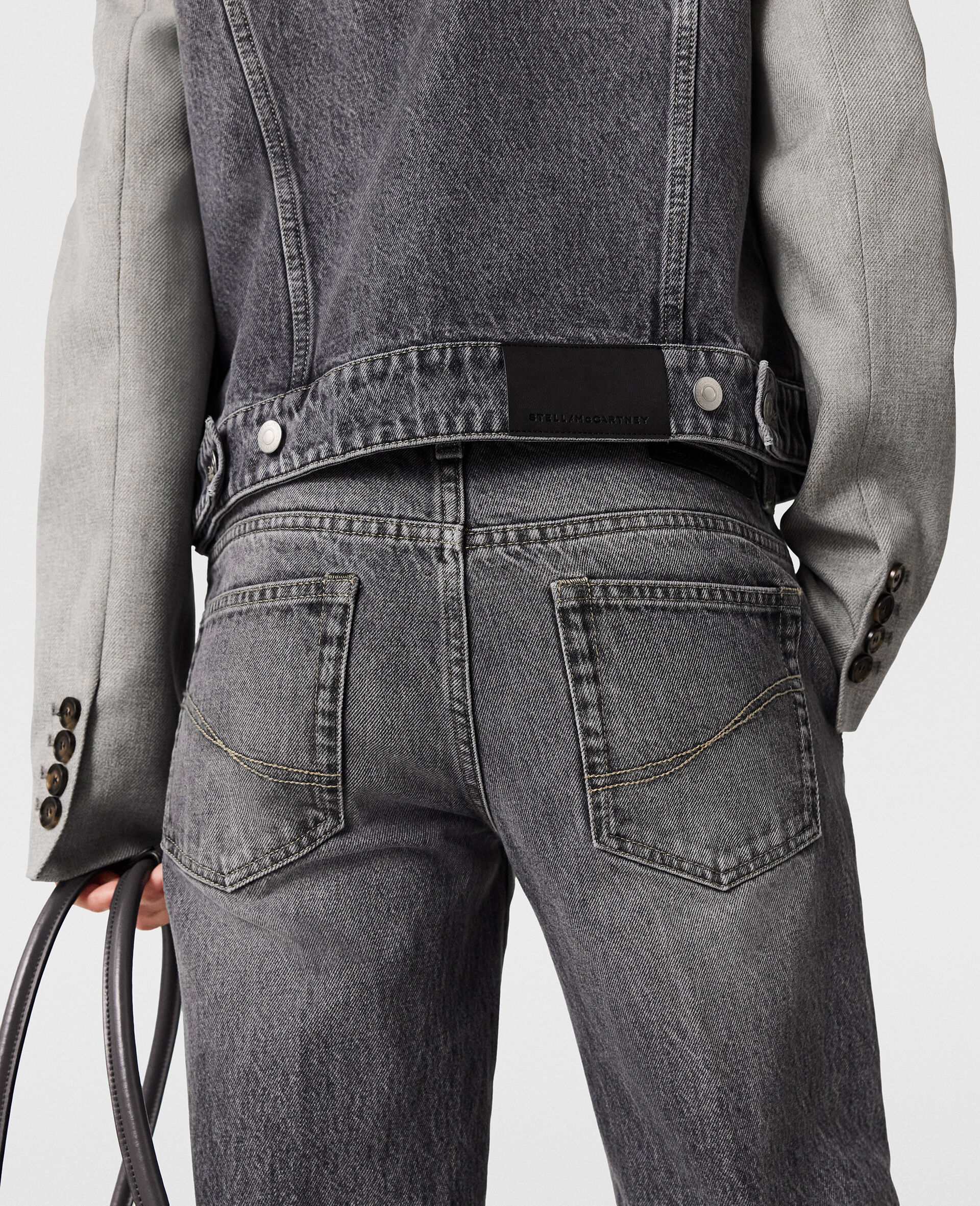 Hybrid Tailored Jacket-Grey-large image number 5