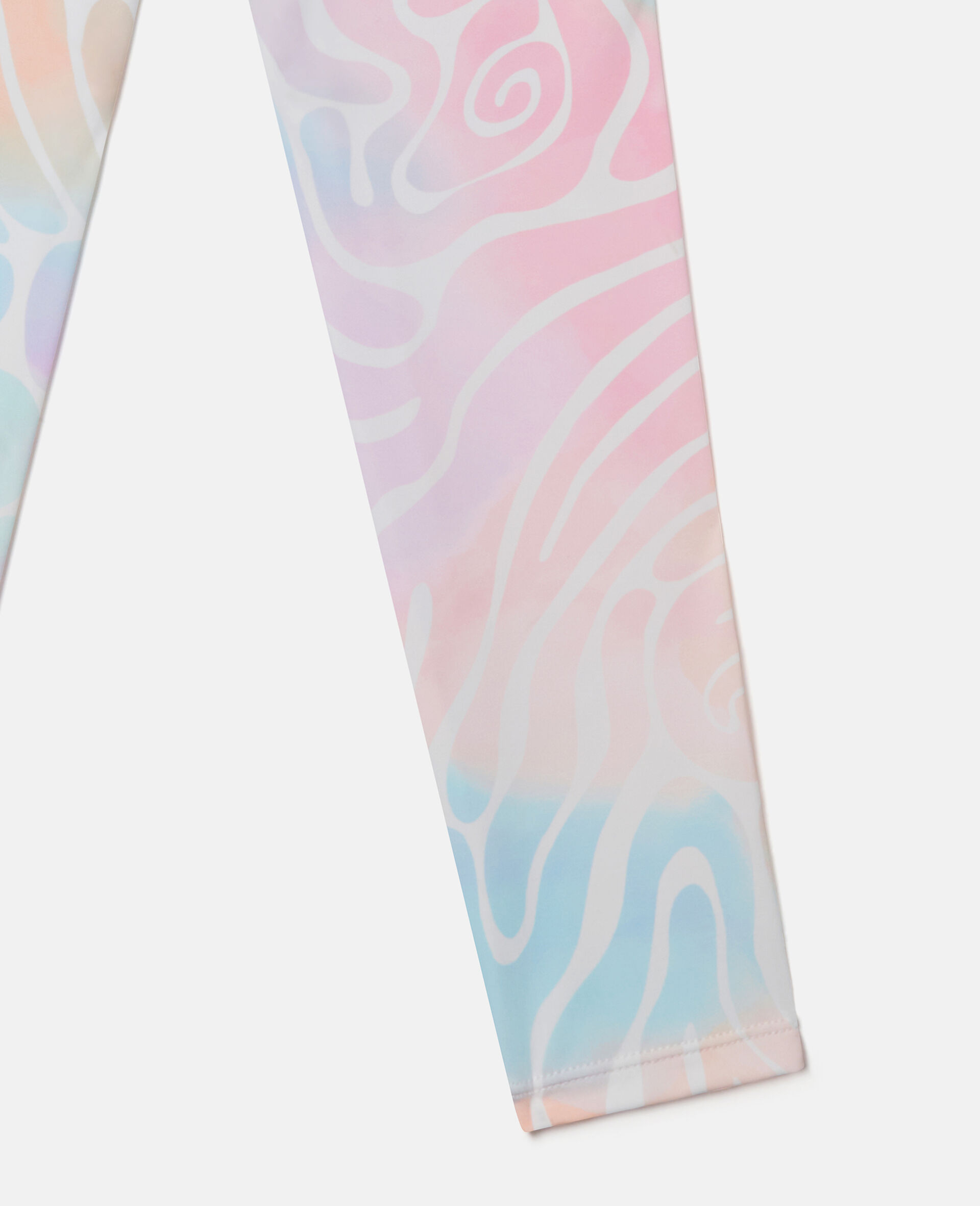 Tie-Dye Print Leggings-Multicolour-large image number 3