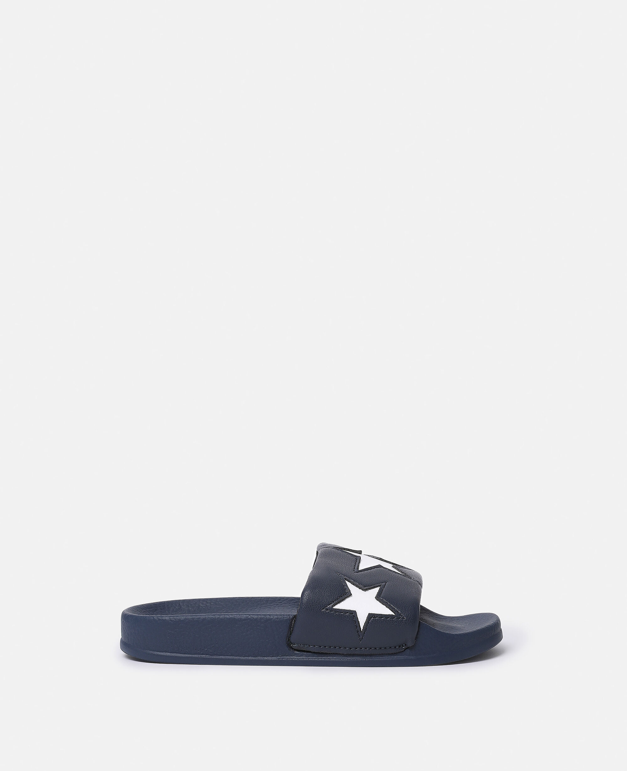 Women Navy Stella Star Pool Slides Stella McCartney GB