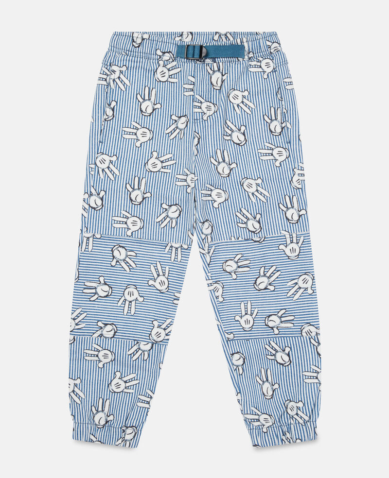 stellamccartney.com | Fantasia Mickey Hands Print Gabardine Trousers