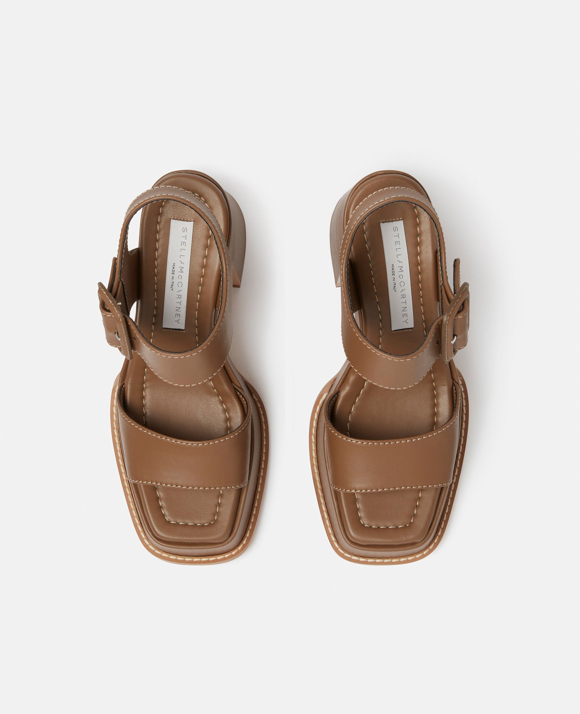 Skyla 버클 플랫폼 샌들-브라운-large Skyla 버클 플랫폼 샌들-브라운-large image number 3