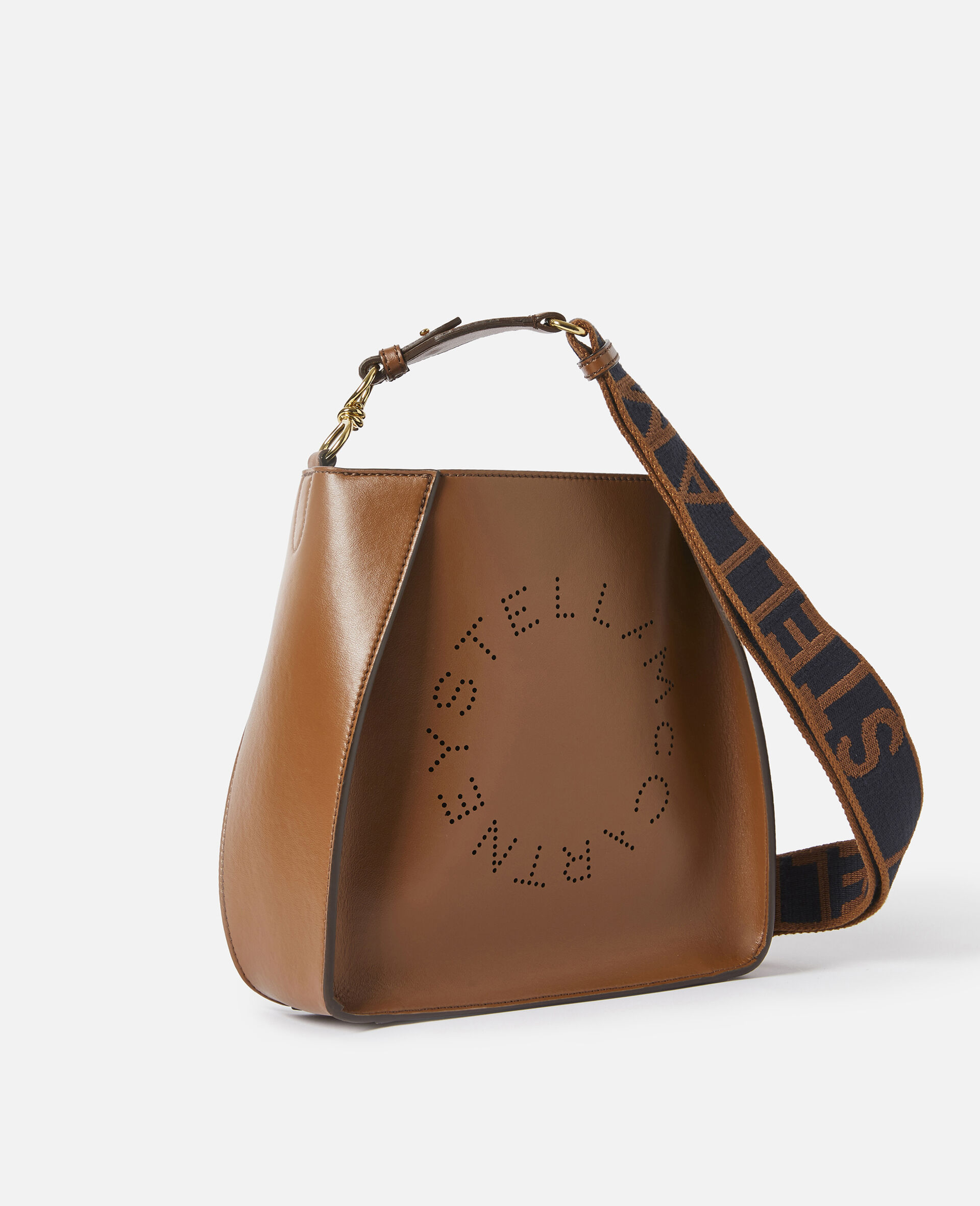 Sac à épaule Stella McCartney – Cuir Gris Naturel, Femme (occasion)
