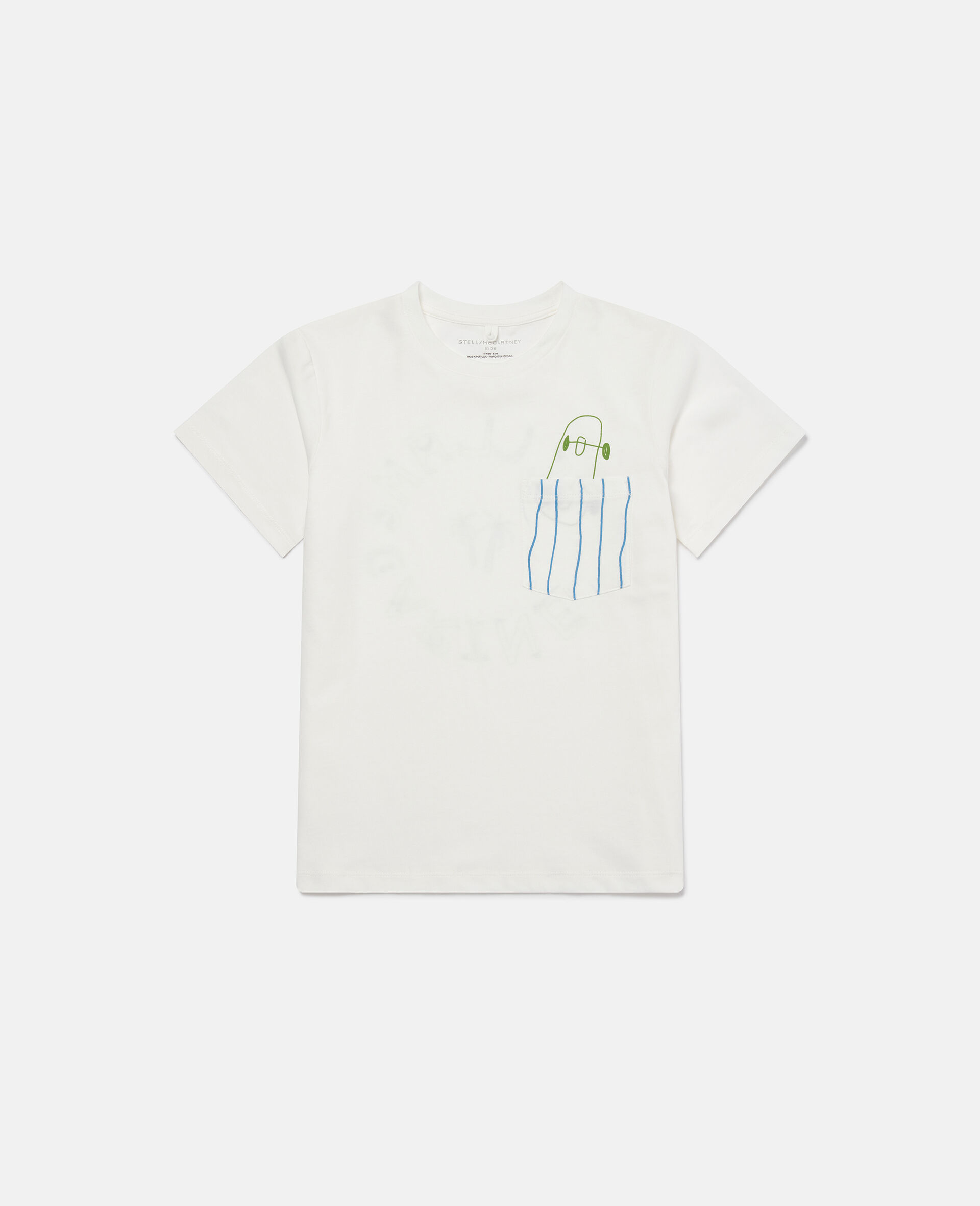 滑板图案T恤-Cream-large image number 0