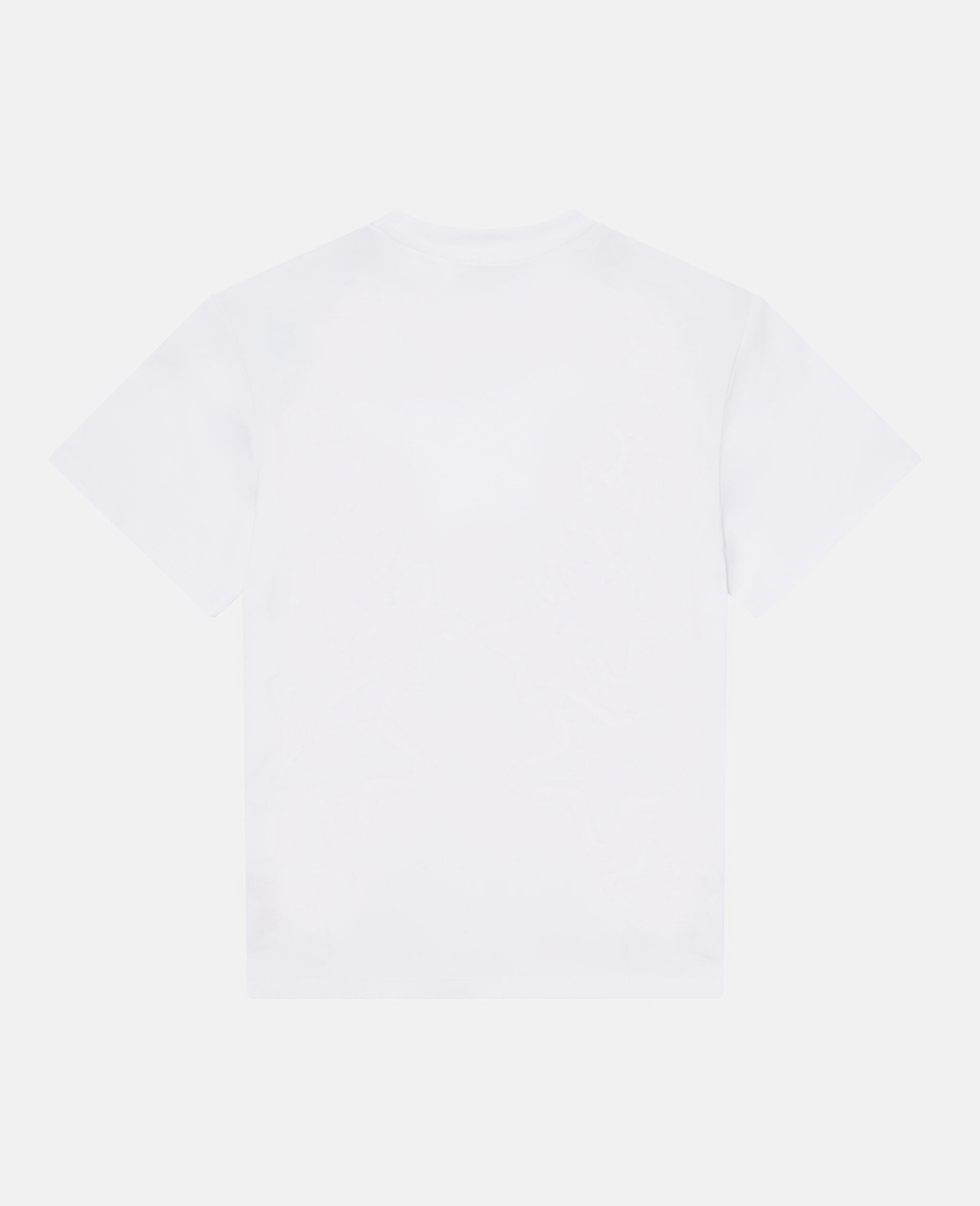 Cosmic Star Print Cotton T‐Shirt-White-large image number 1