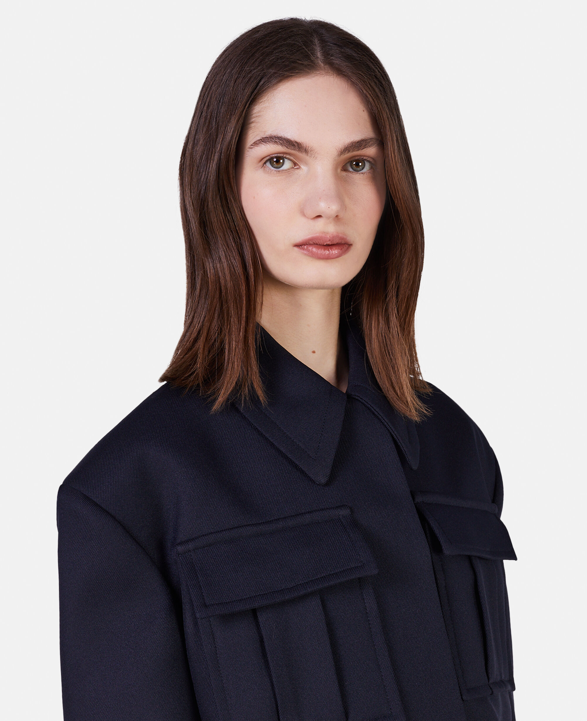 Navy blue cargo deals jacket womens