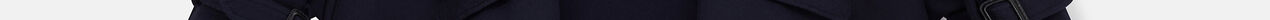 高领A字型风衣-蓝色-medium