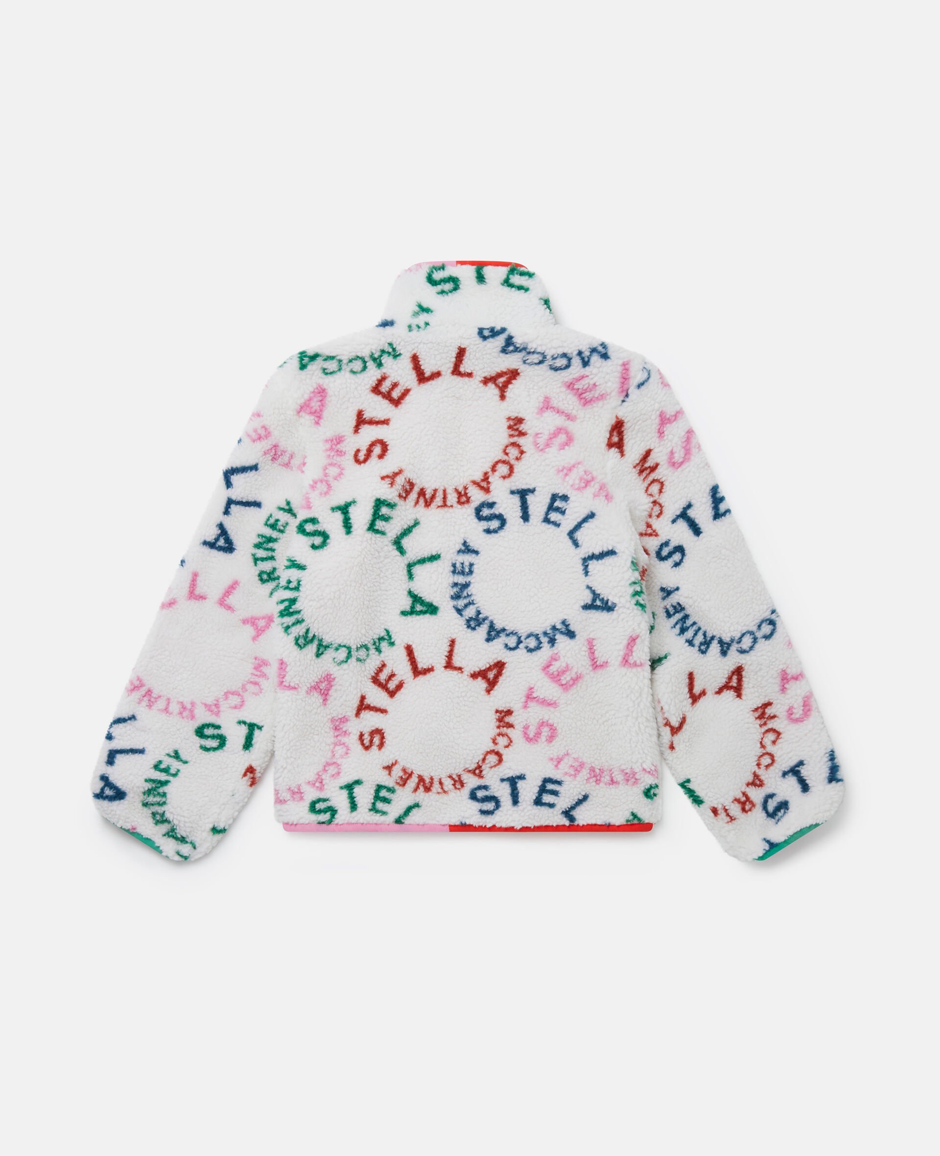 Circular Logo Fleece Jacket-Multicolour-large image number 2