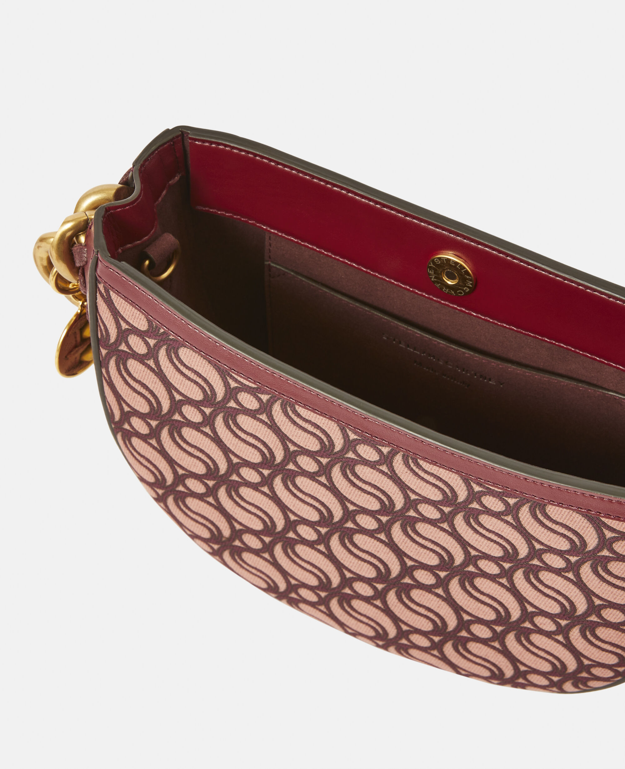 【23SS NEW】Stella McCartney / Frayme S-Wave トートバッグ Women Burgundy Frayme S-Wave Tote Bag | Stella McCartney GR