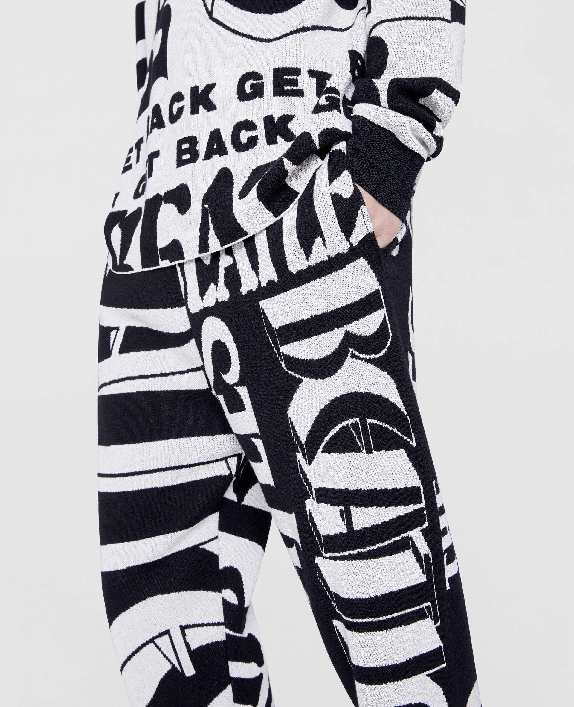 Get Back Knit Joggers -Multicoloured-large image number 4