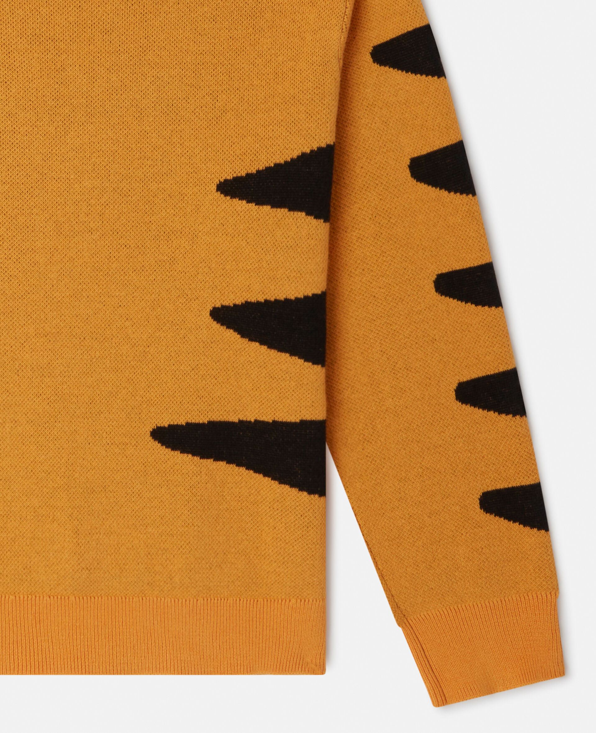 Cat Graphic Knitted Jumper-Orange-large Cat Graphic Knitted Jumper-Orange-large image number 3