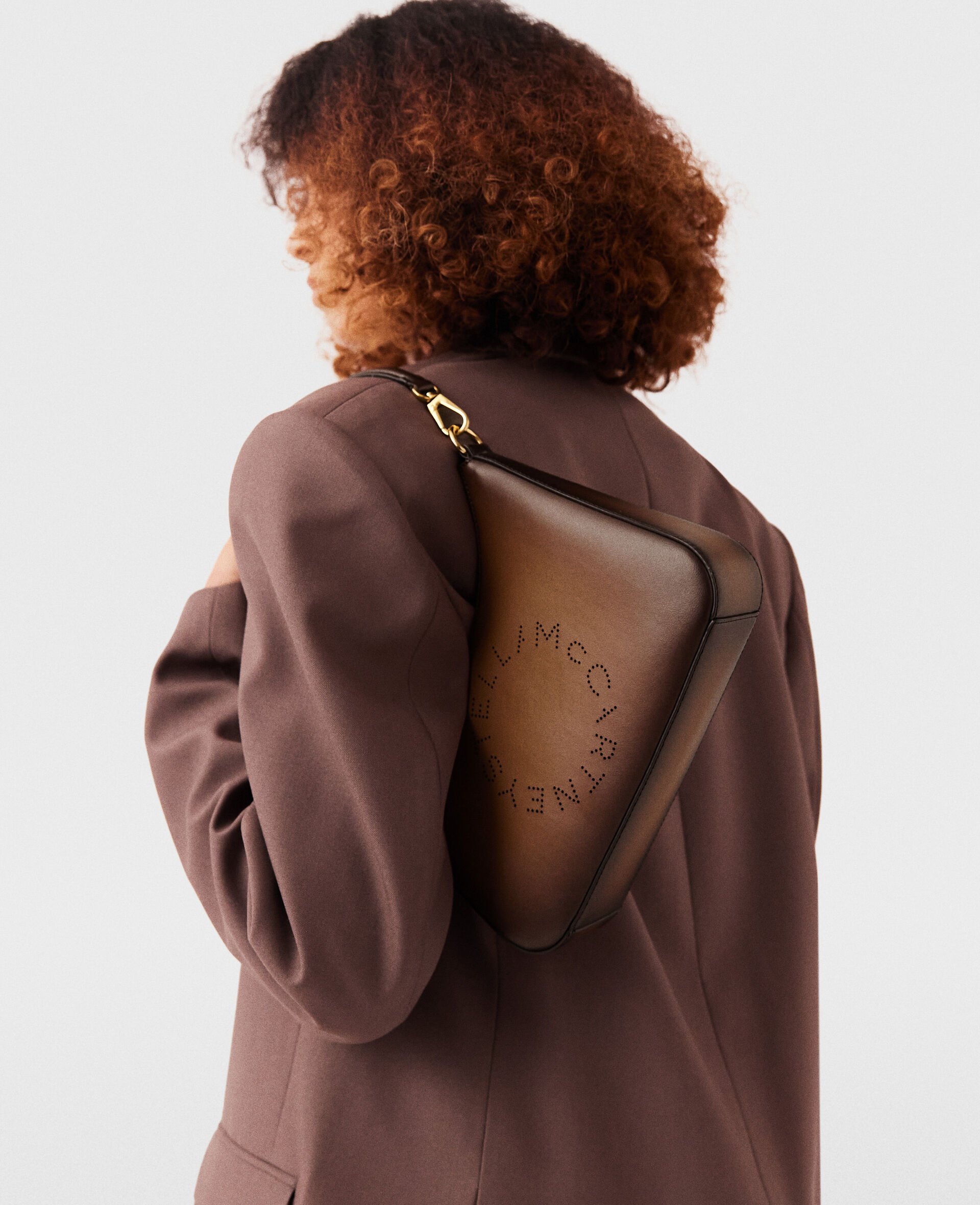 Logo斜挎肩背包-棕色-large Logo斜挎肩背包-棕色-large image number 5