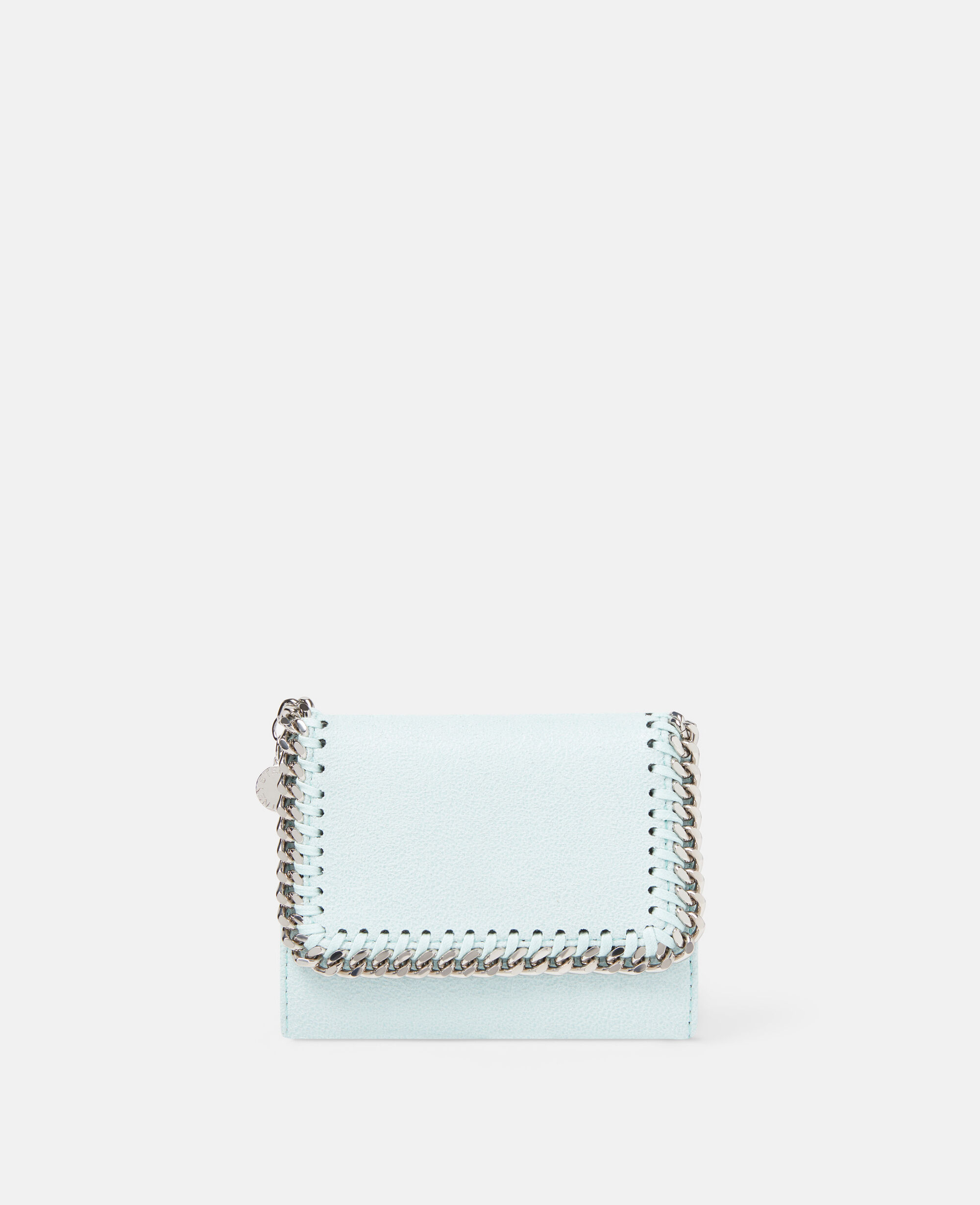 Stella McCartney Chain-detail Faux-leather Wallet in Brown Womens Accessories Wallets and cardholders 
