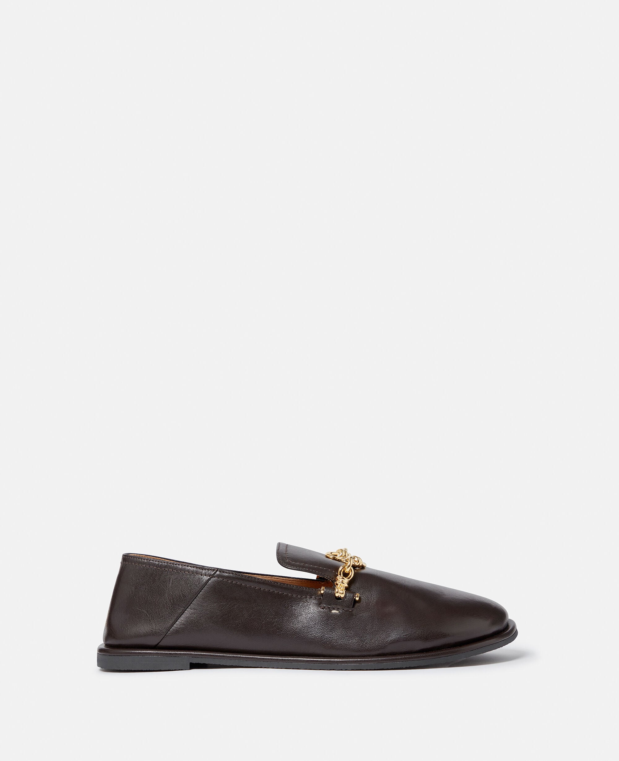 Women Coffee brown Ryder Collapsible Loafers | Stella McCartney US