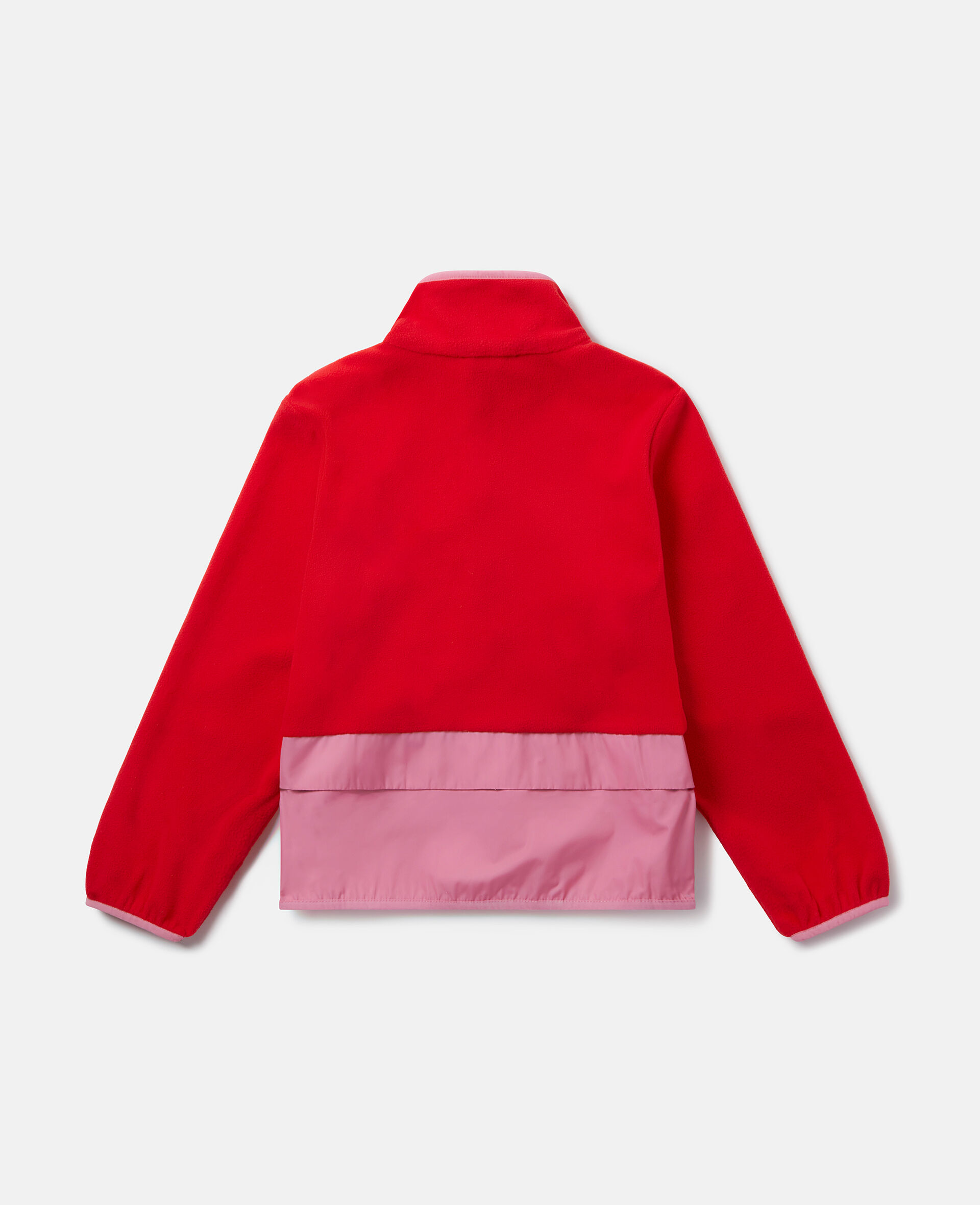 Veste zippee avec bande logo-Rouge-large image number 2