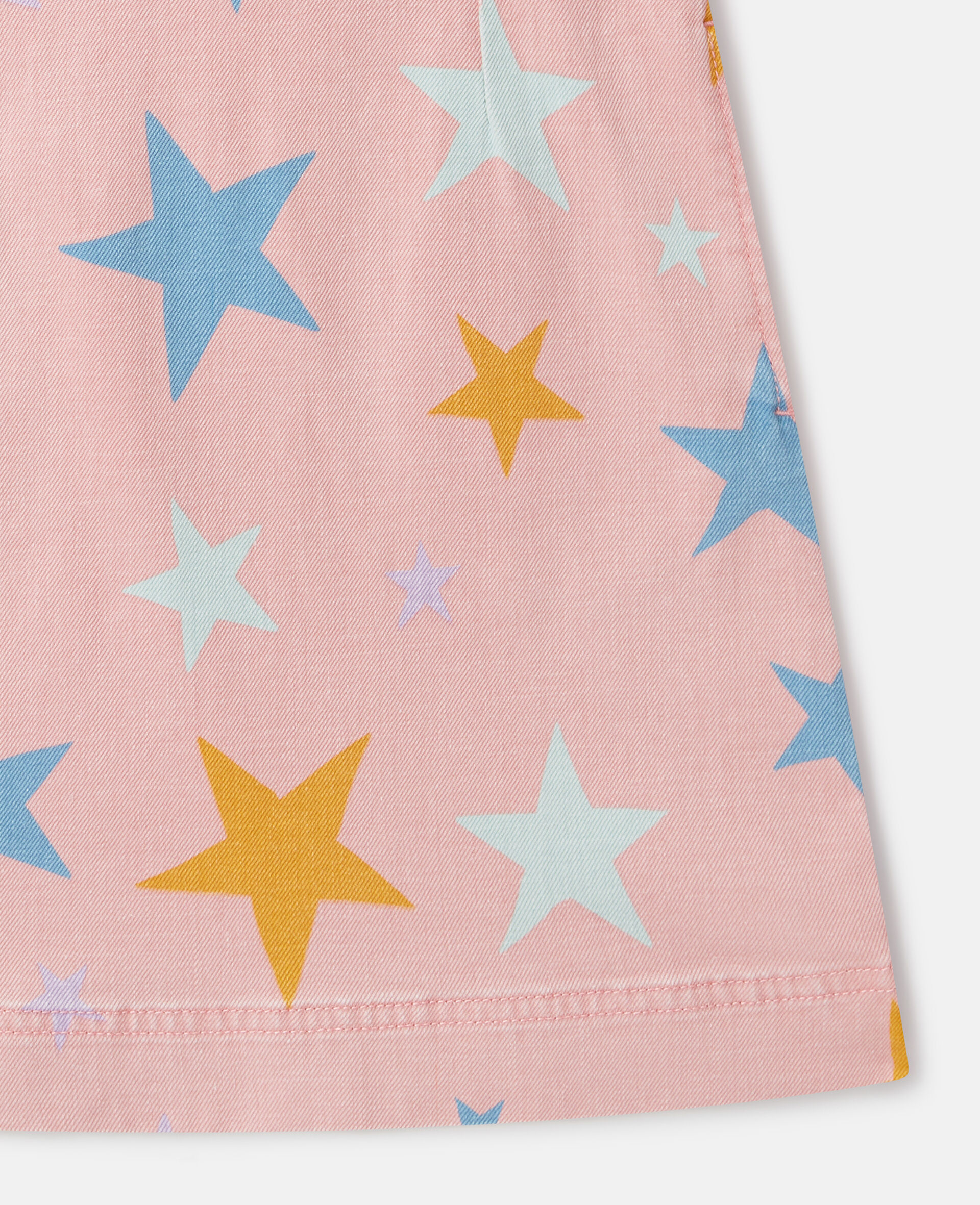 Star Print Jersey Dress-Pink-large image number 3