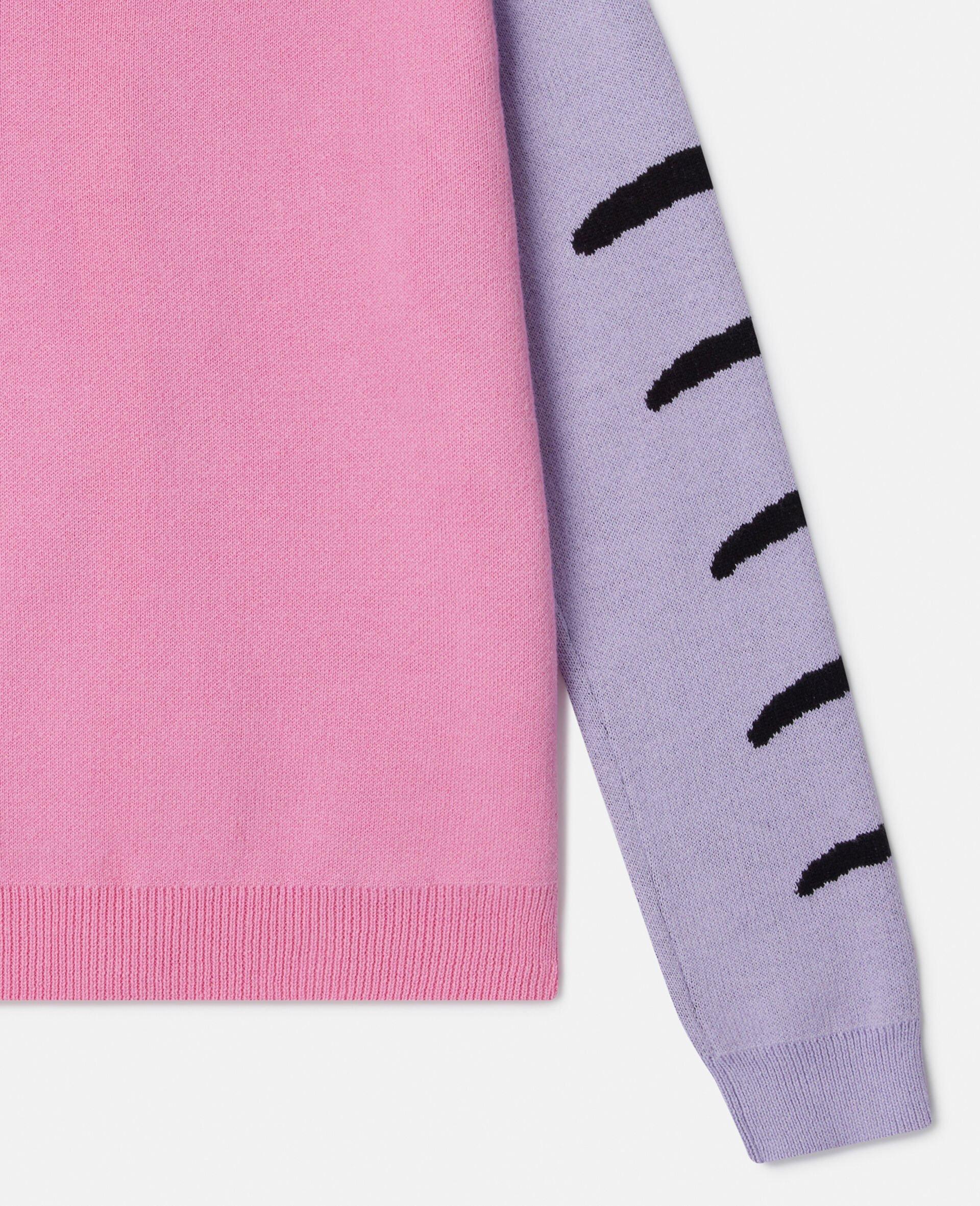 Cat Graphic Sweatshirt-Pink-large Cat Graphic Sweatshirt-Pink-large image number 3