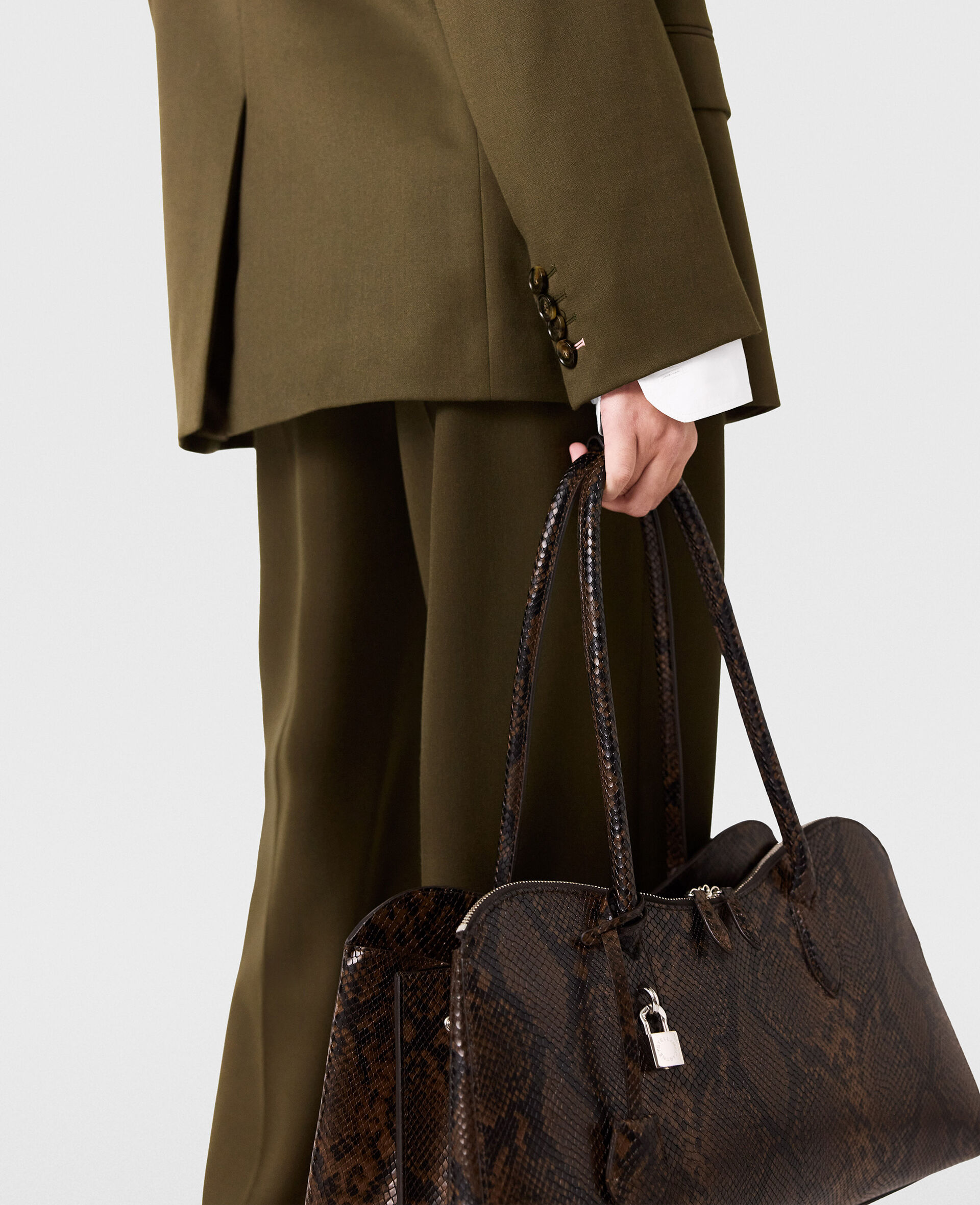 Double-Breasted Blazer-Green-large image number 7