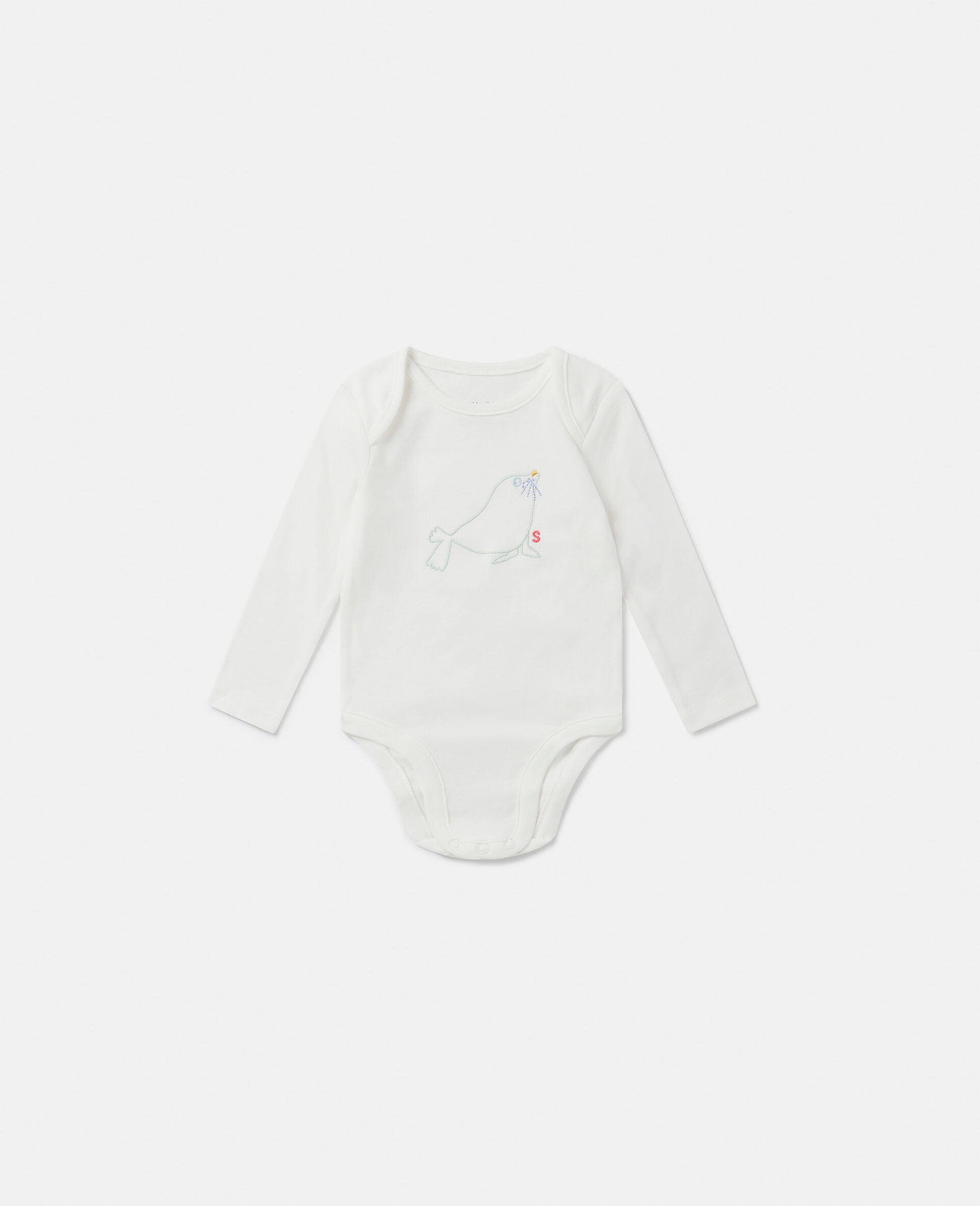 7 Pack of Animal Print Days of the Week Bodysuits-White-large image number 2