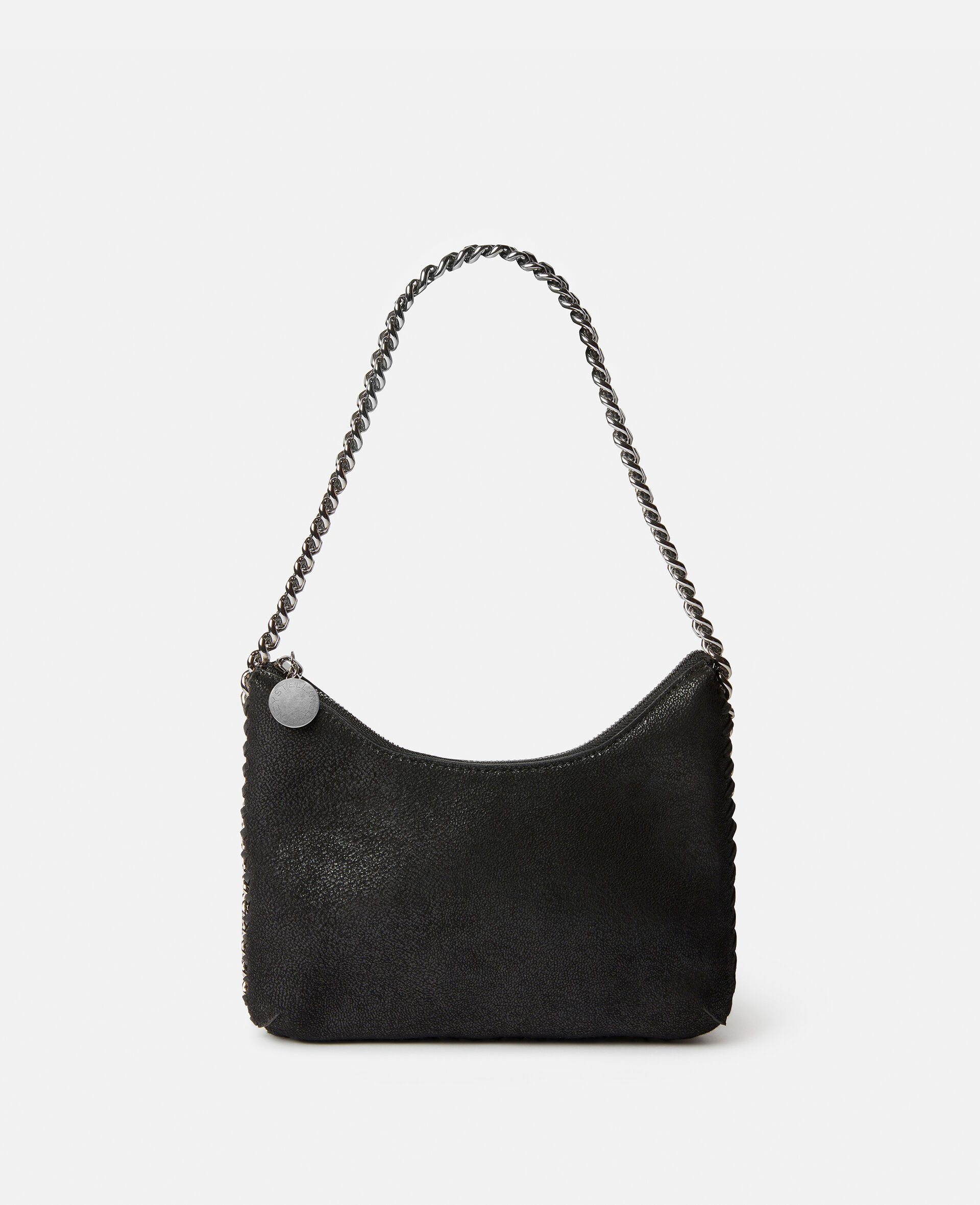 Mini sac porte epaule zippe Falabella -Noir-large image number 0