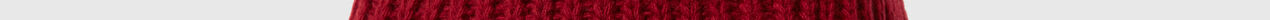 Ribbed Logo Beanie-Red-medium