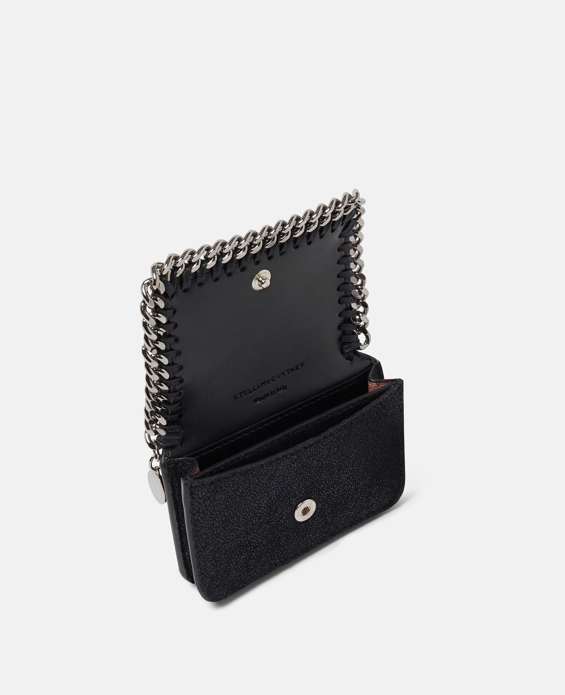 Falabella Small Flap Wallet-Black-large image number 3