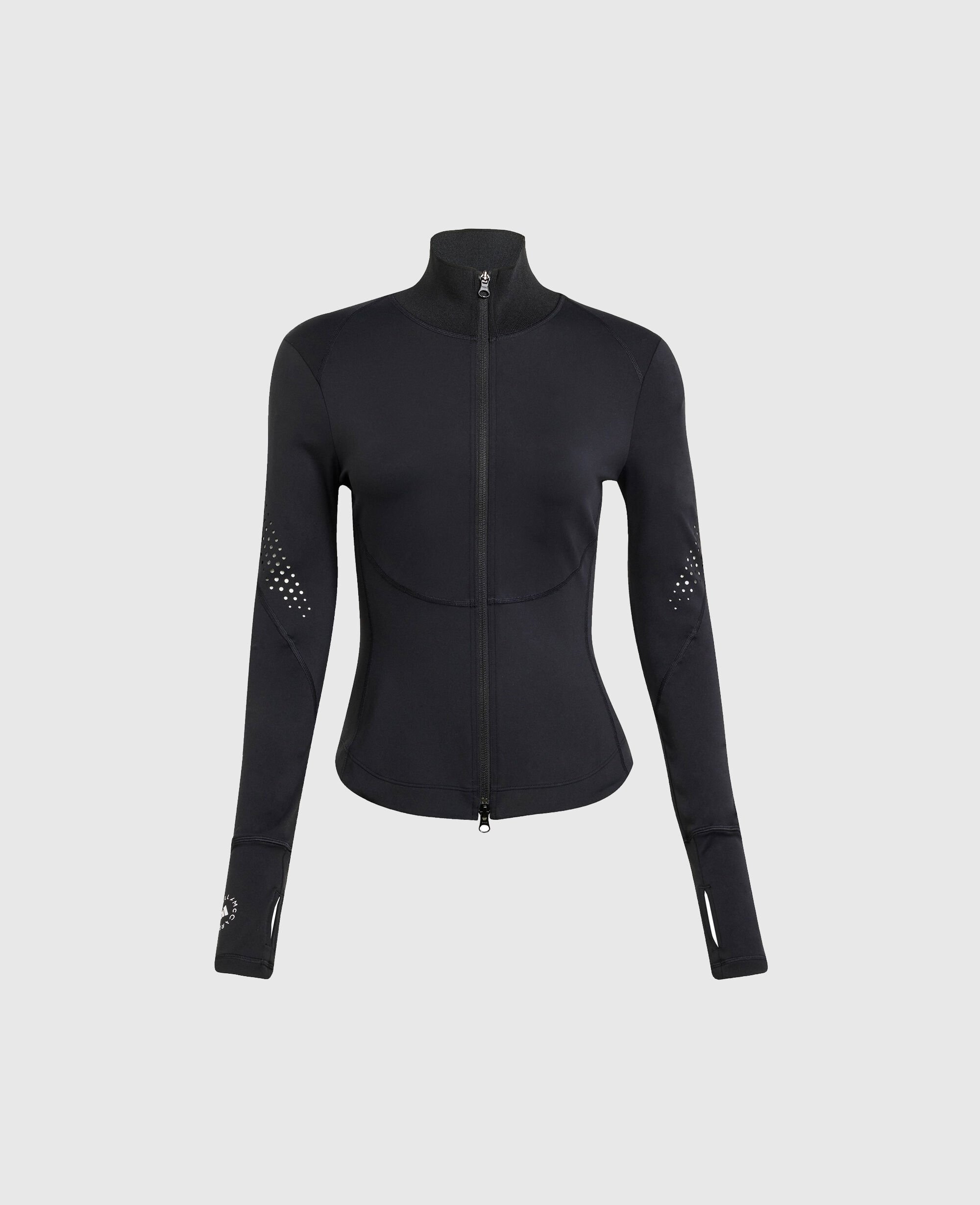 Adidas Stella Mccartney   デニムジャケット　M STELLA McCARTNEY 名品ブラックジャケット（中古・古着通販