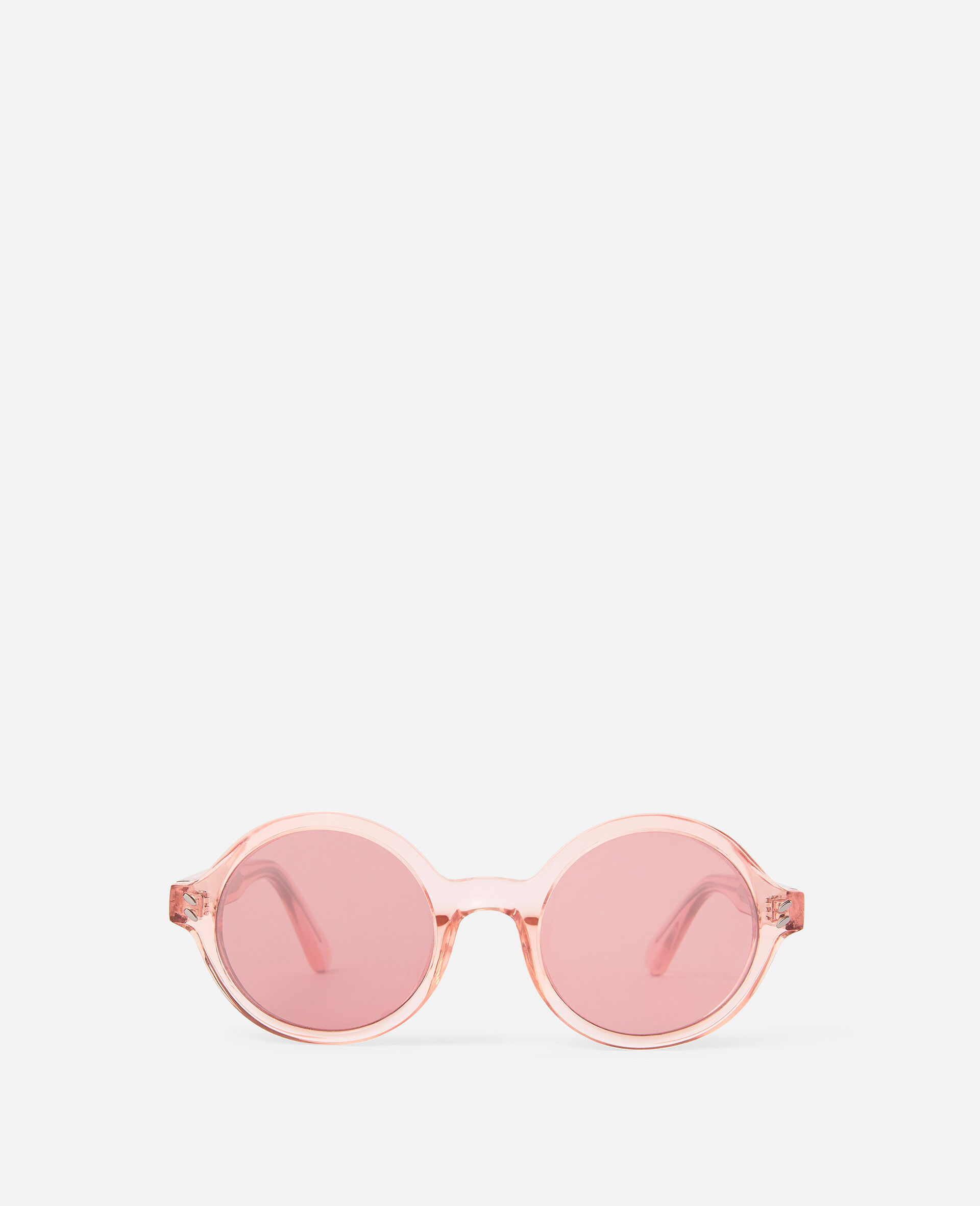 Round Sunglasses-핑크-large image number 0