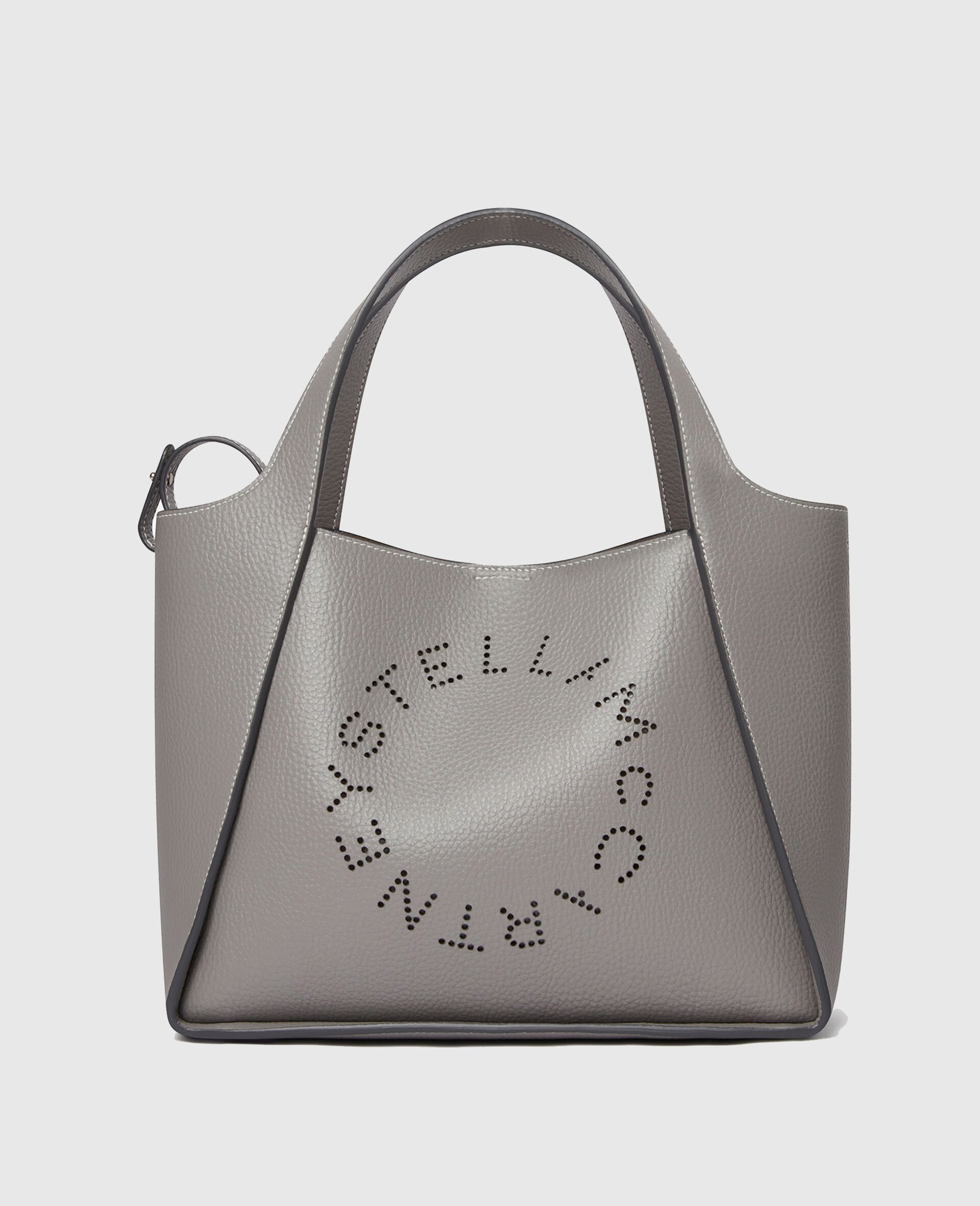 Logo Grainy Alter Mat Crossbody Bag-Grey-medium Logo Grainy Alter Mat Crossbody Bag-Grey-medium