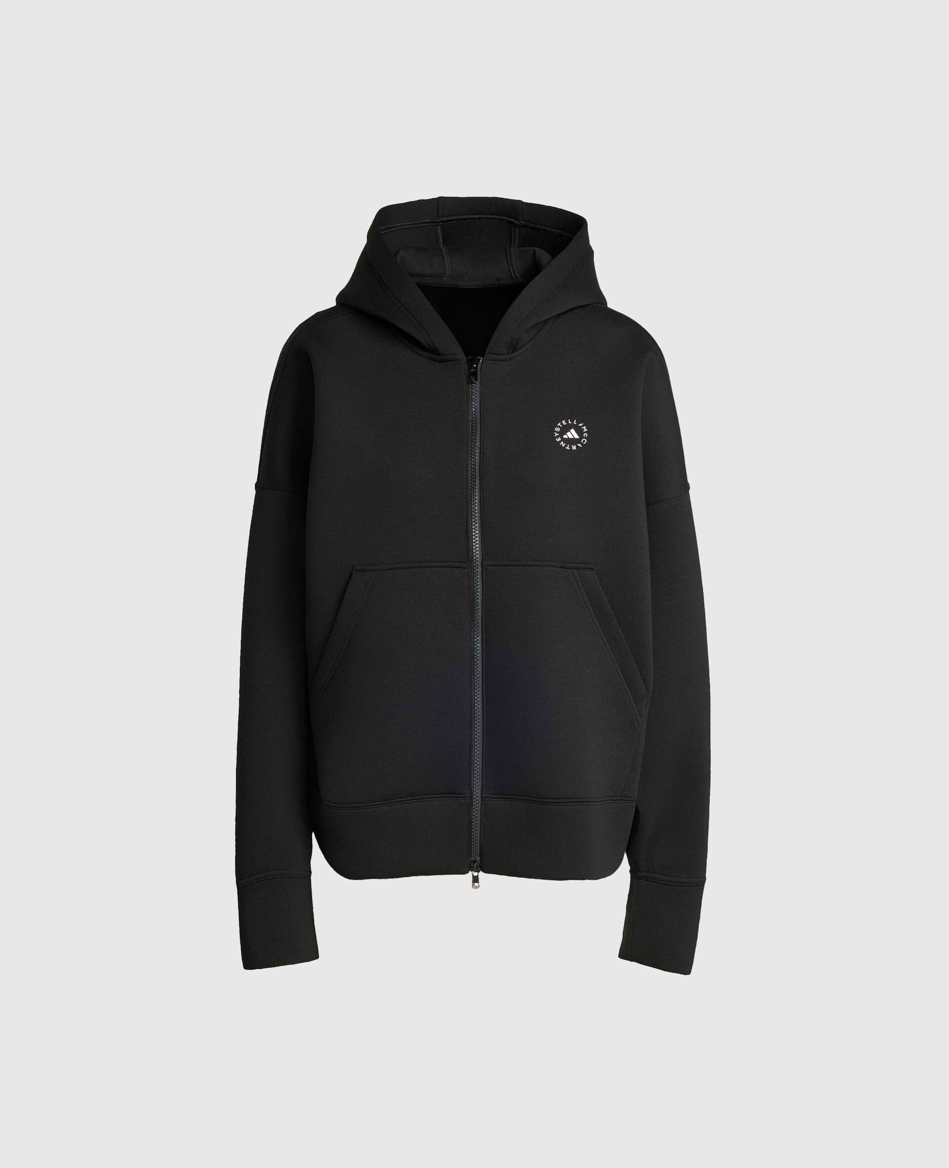 Logo Scuba Hoodie-Black-medium